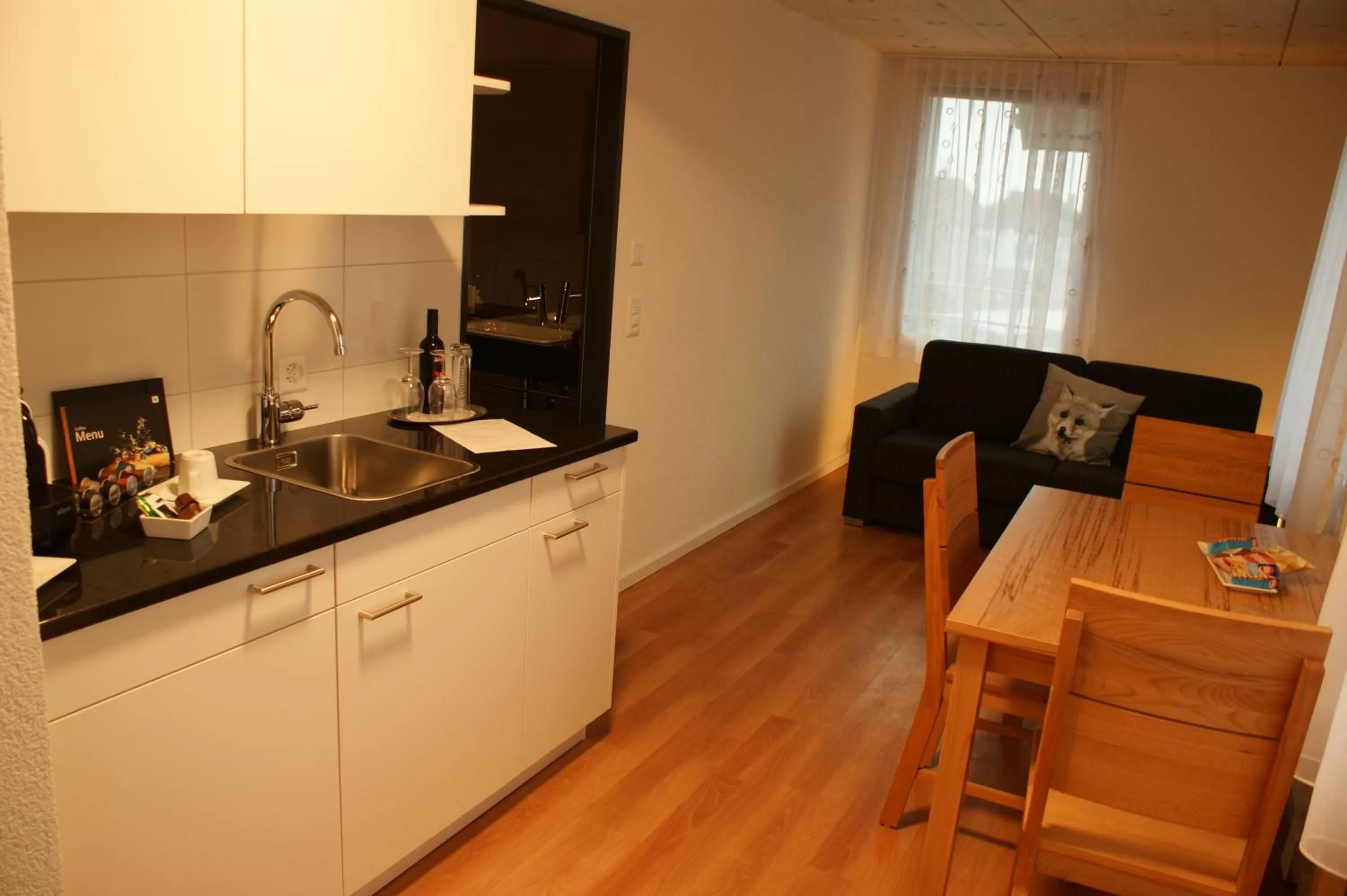 Kitchen or kitchenette in Hotel Enjoy