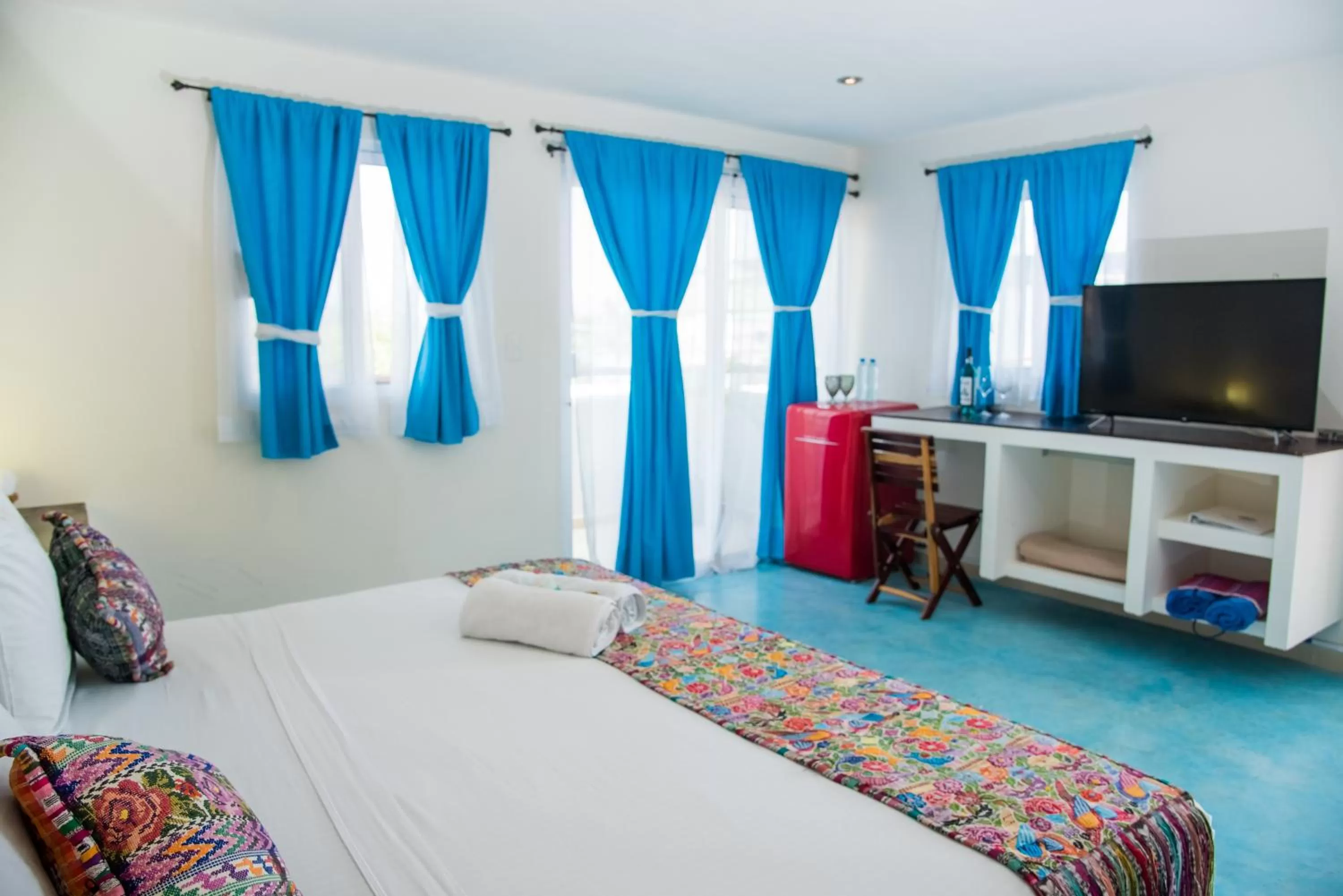 Bed in Hidalgo Boutique Rooms