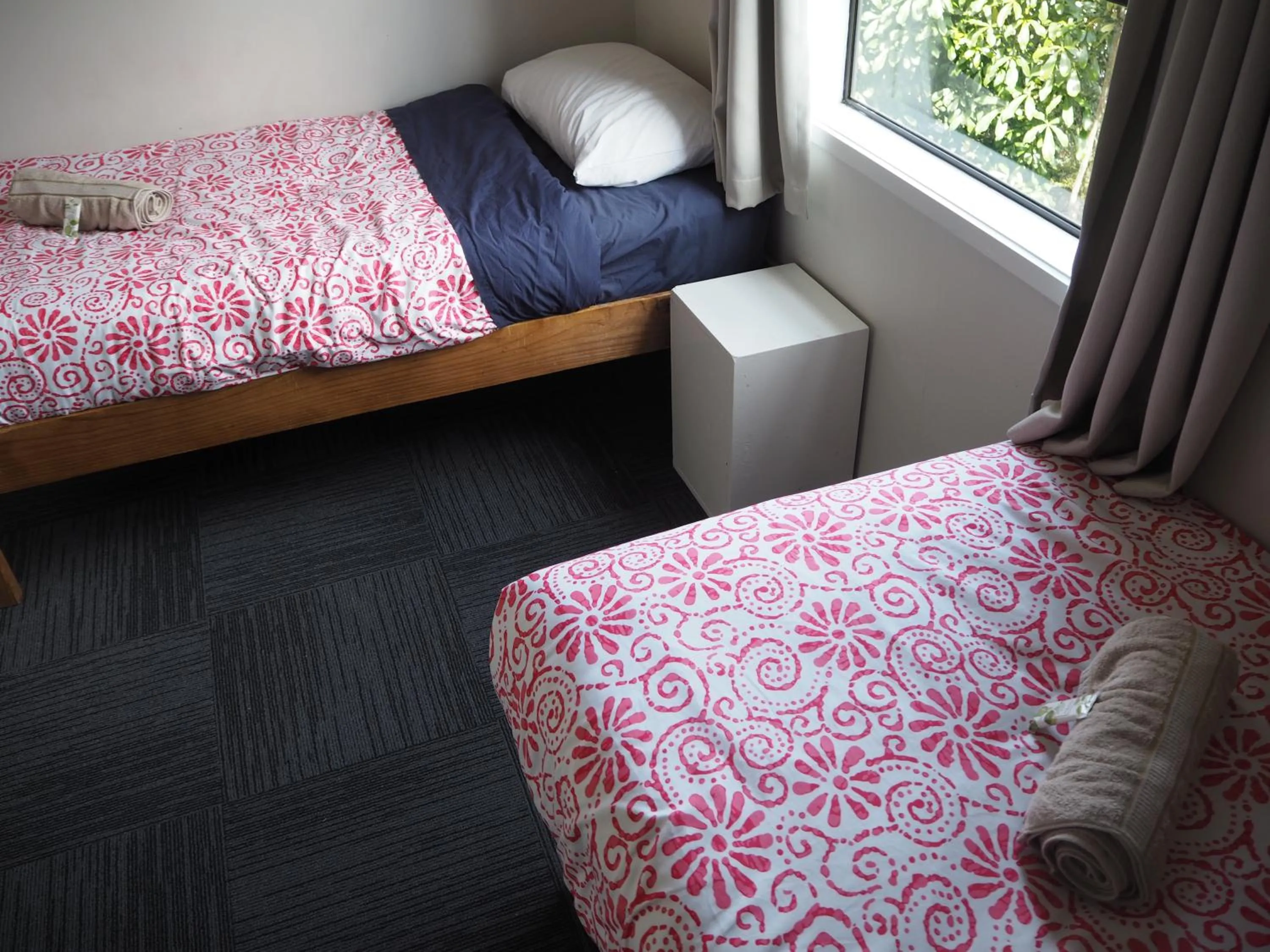 Bed in Tasman Bay Backpackers