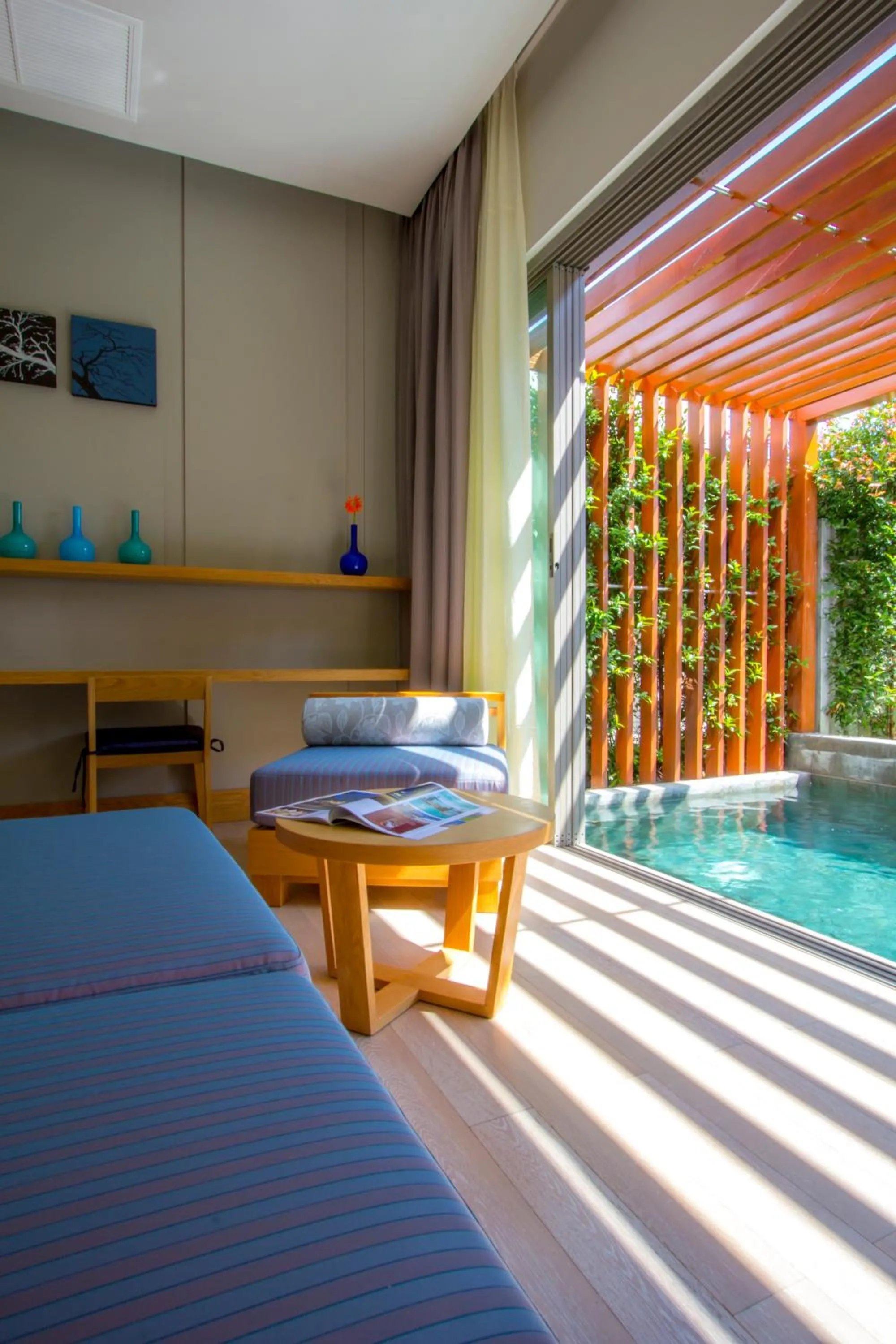 Seating area in Synergy Samui