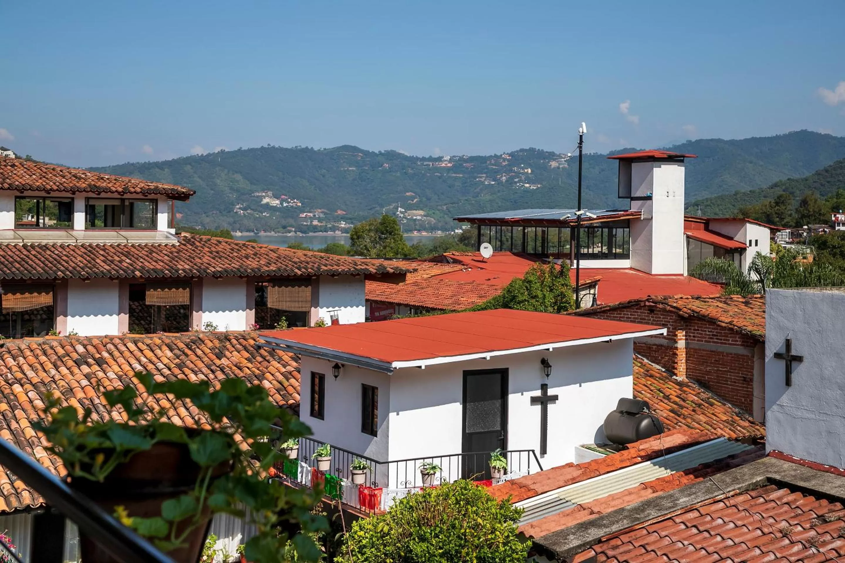 Balcony/Terrace in Hotel Rincon Soñado, Valle de Bravo