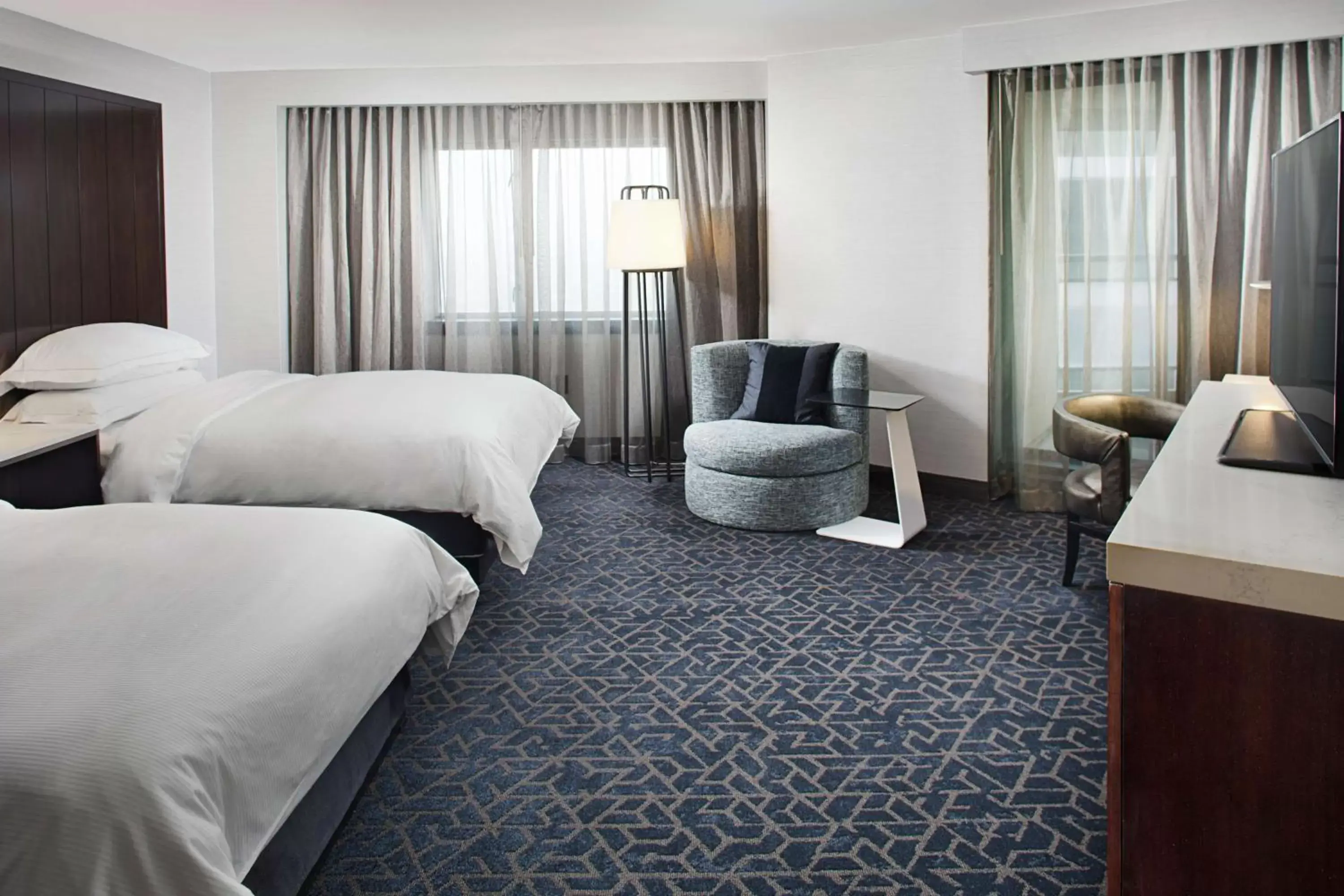 Double Room with Two Double Beds and River View - High Floor in Hilton Boston Back Bay Double Room with Two Double Beds and River View - High Floor in Hilton Boston Back Bay