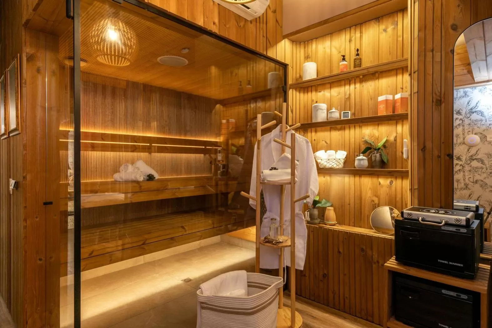 Sauna in Celestino Boutique Hotel & Spa