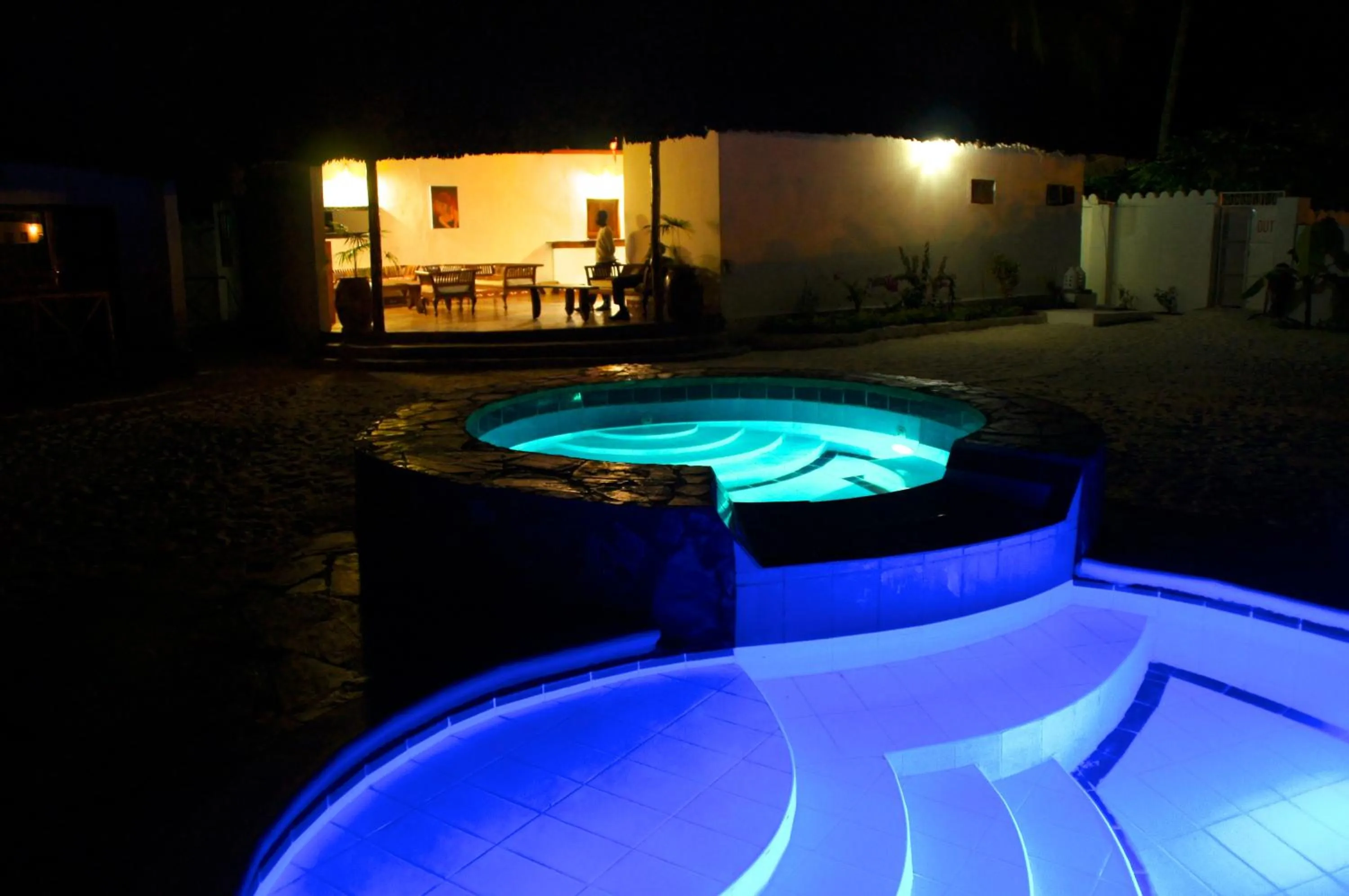 Pool view in Sea View Lodge Boutique Hotel