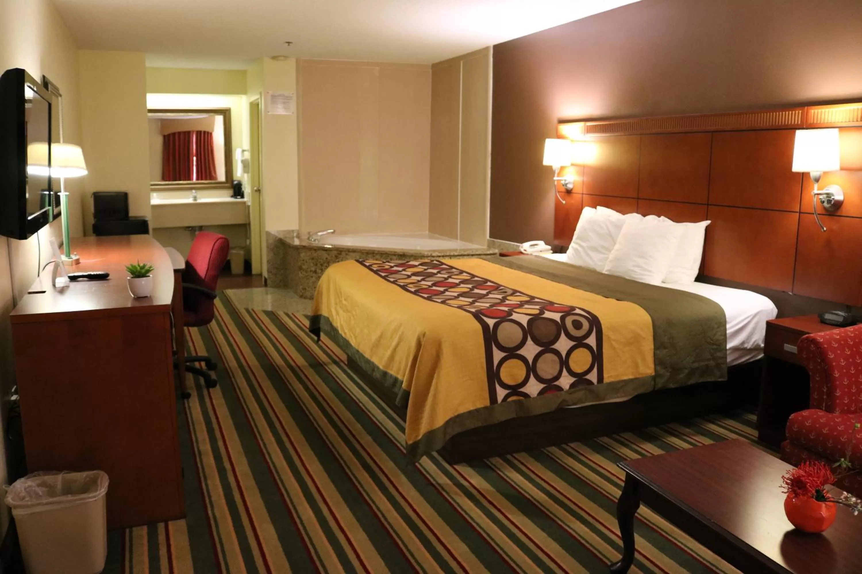 Bedroom, Bed in Super 8 by Wyndham Dublin