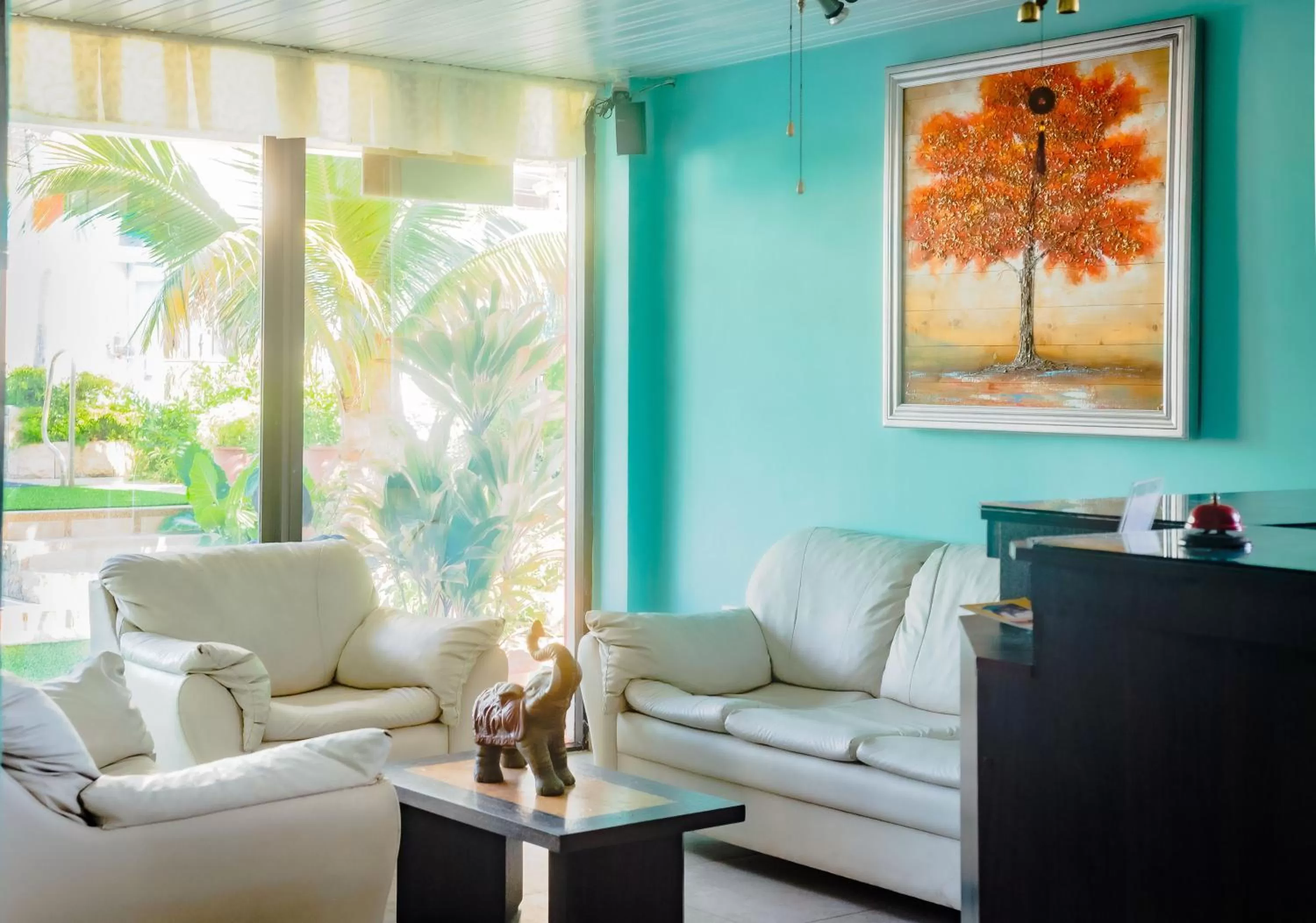 Living room in Hostal Antares