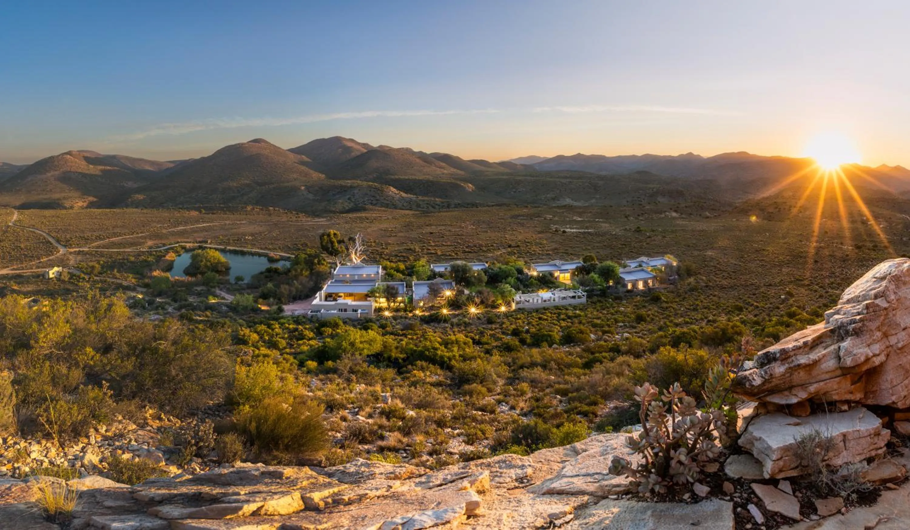 Bird's eye view in Sanbona Wildlife Reserve