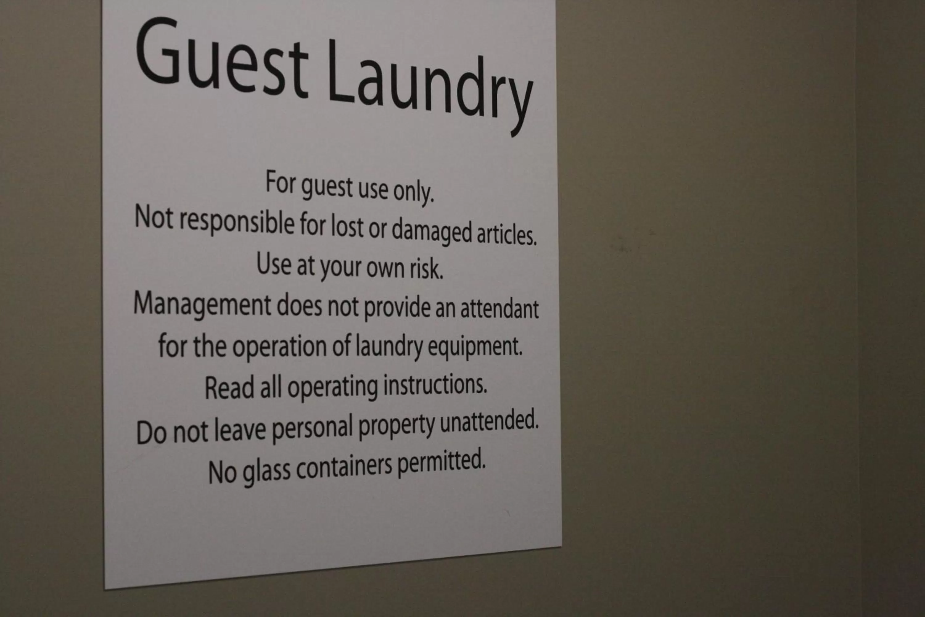 washing machine in Holiday Inn Express & Suites Terrace by IHG