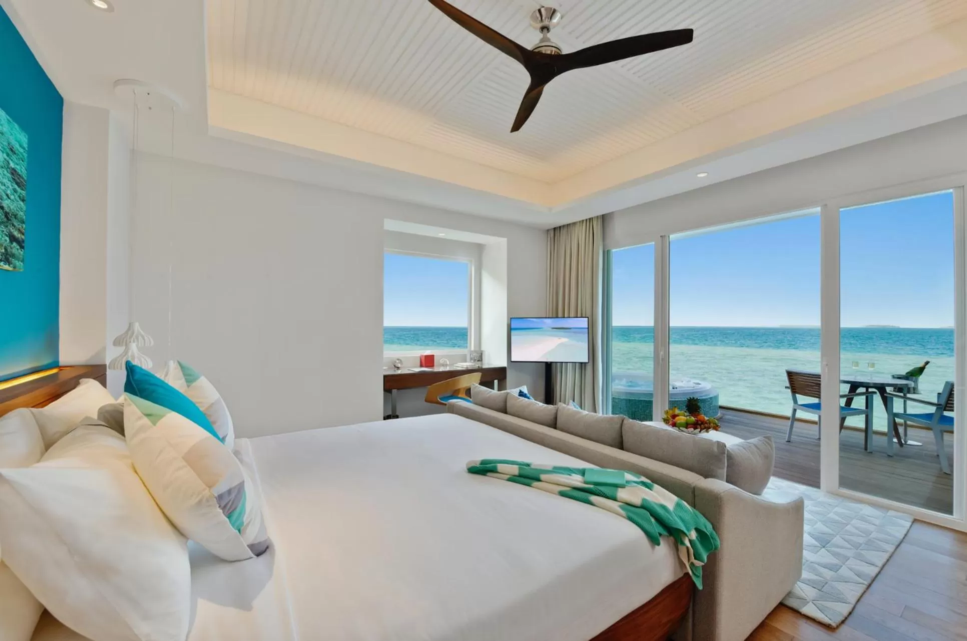 Photo of the whole room, Bed in Kandima Maldives - 50 Percent Off Return Domestic Flights for stays of 4 nights or more between 11th April 2026 to 31st October 2026