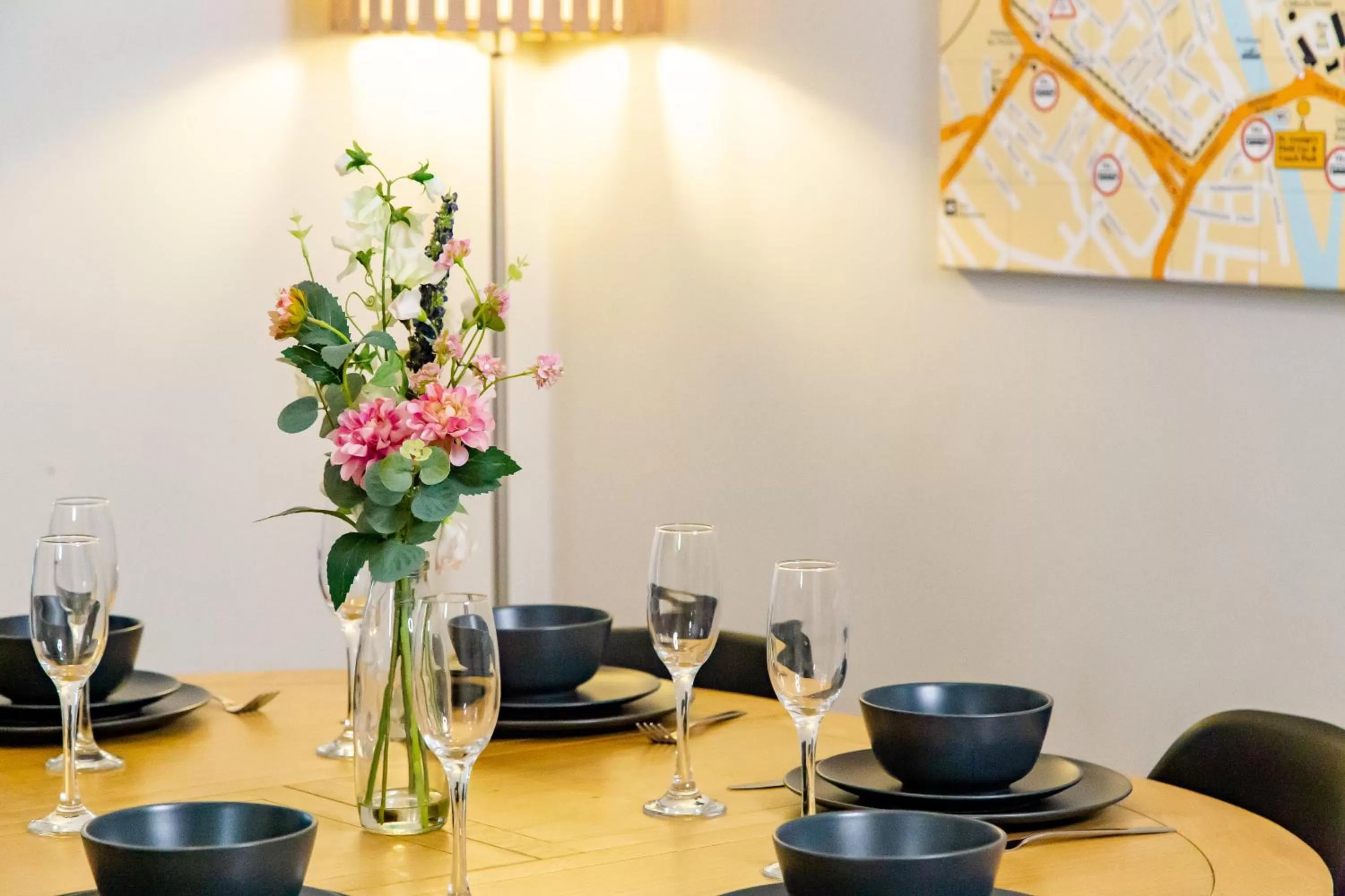 Dining area in Goodramgate Apartments