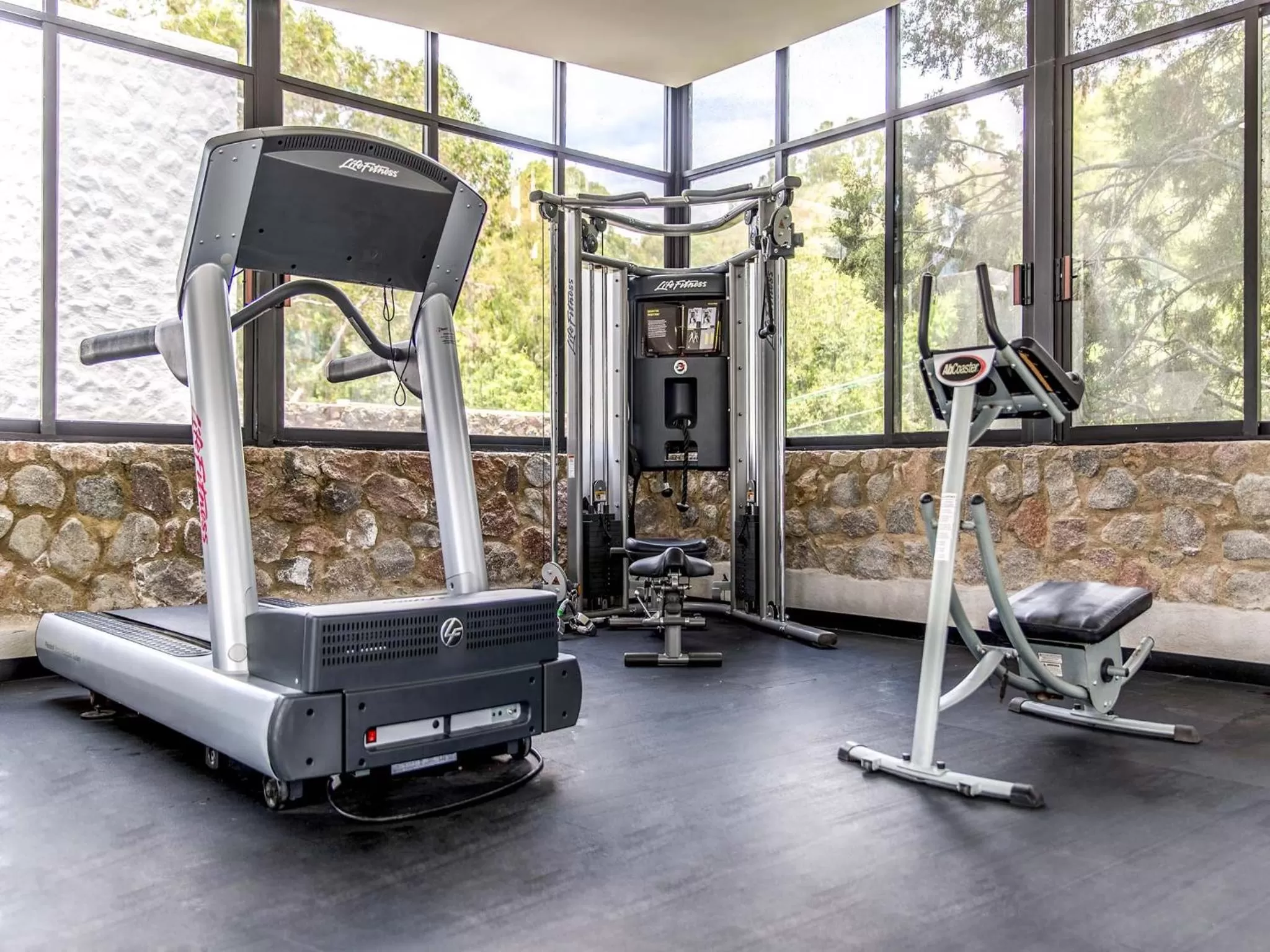 Fitness centre/facilities in Hotel Boutique Camino Del Bosque