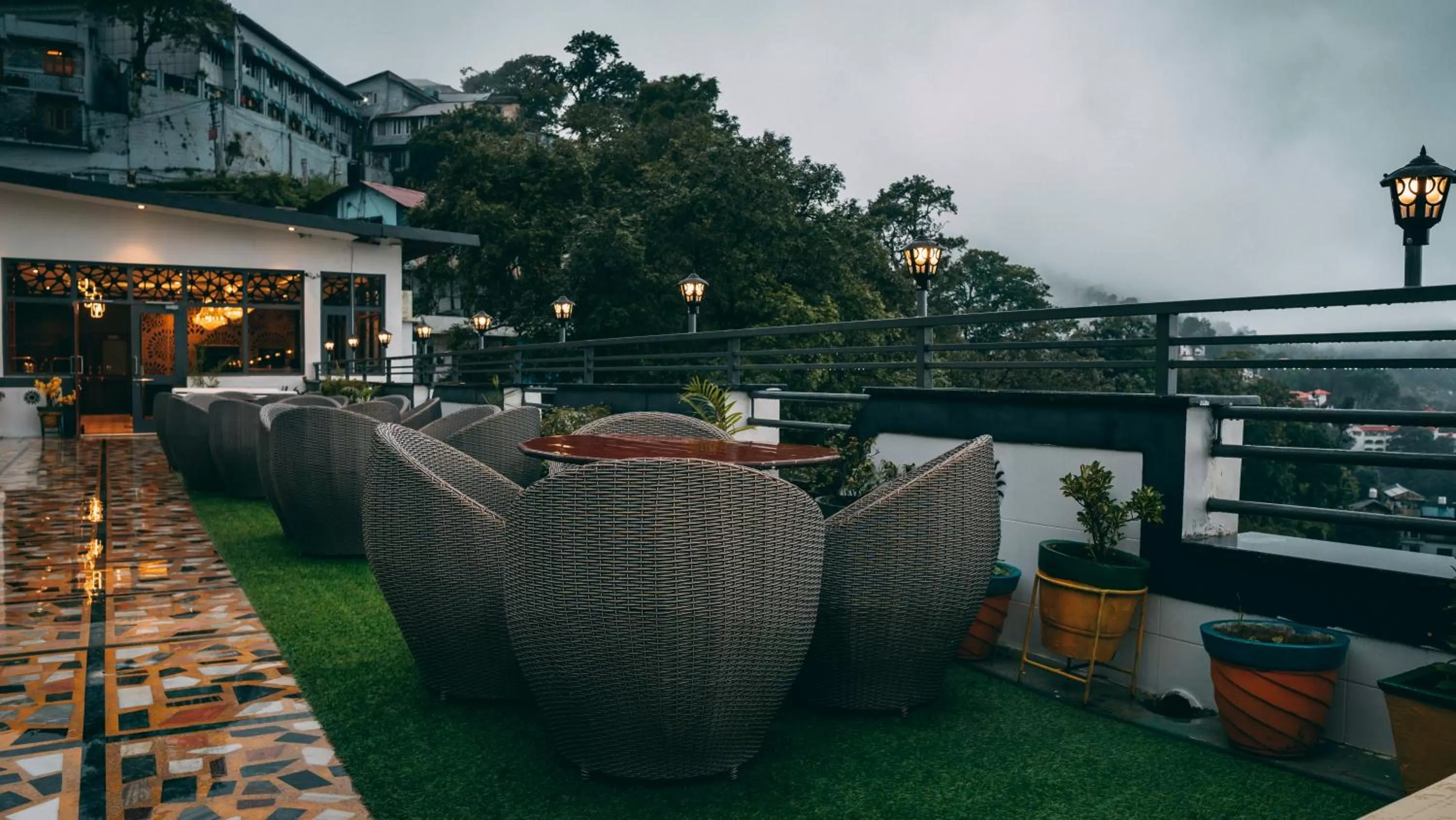 Seating area in Pride Ashiyana Resort Mussoorie