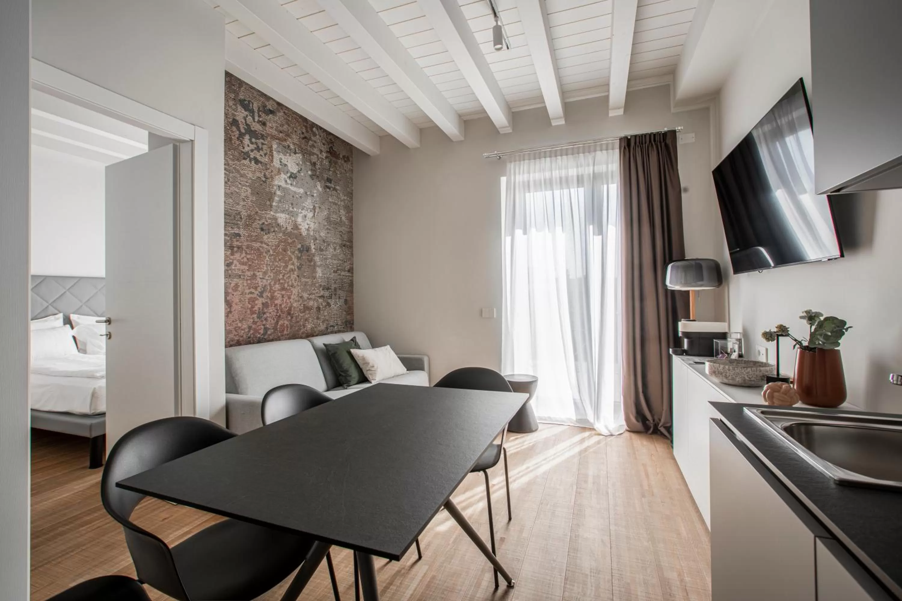 Bed in Ah Villaglori Boutique Apartments