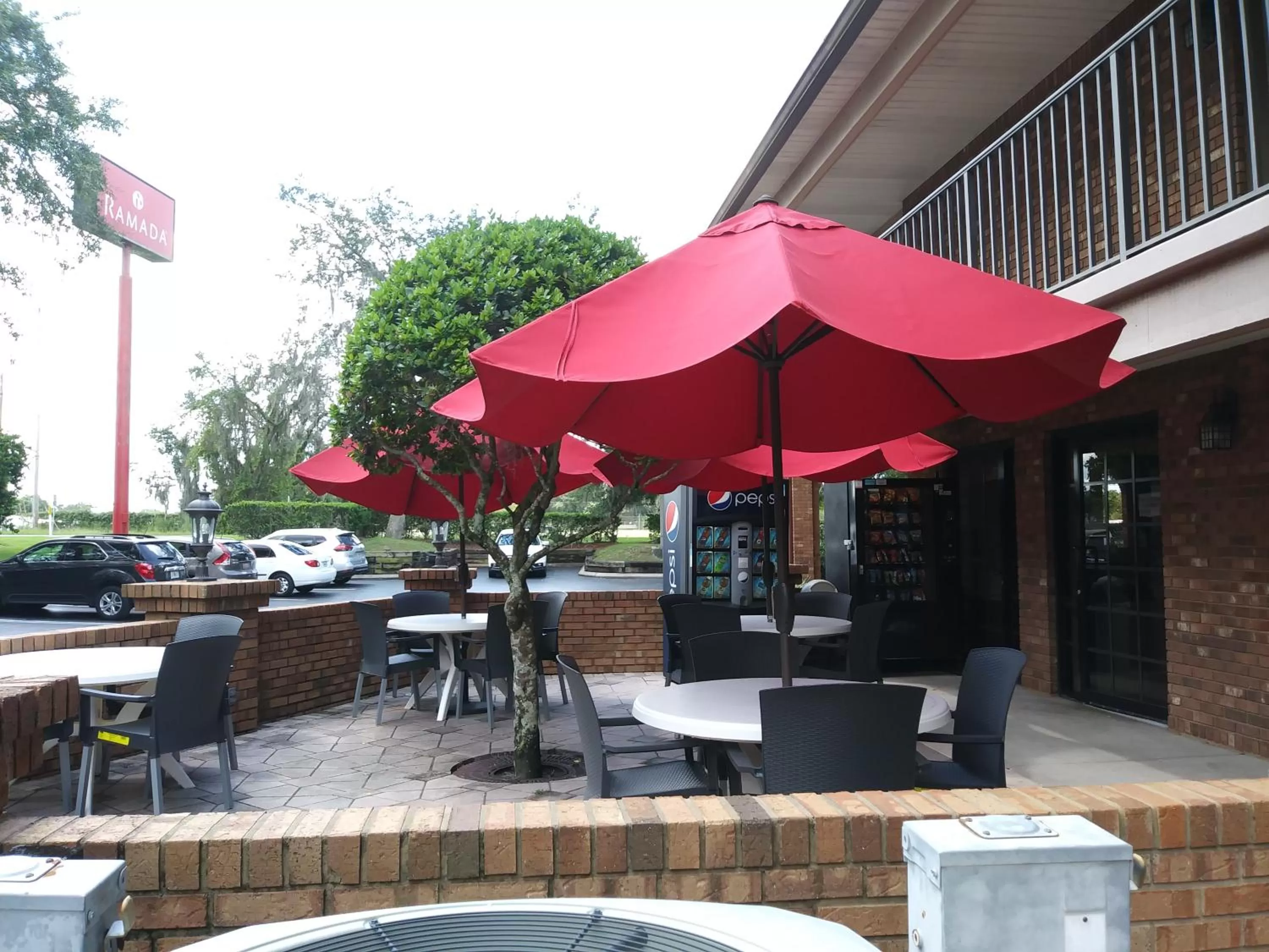 Patio in Ramada by Wyndham Temple Terrace/Tampa North