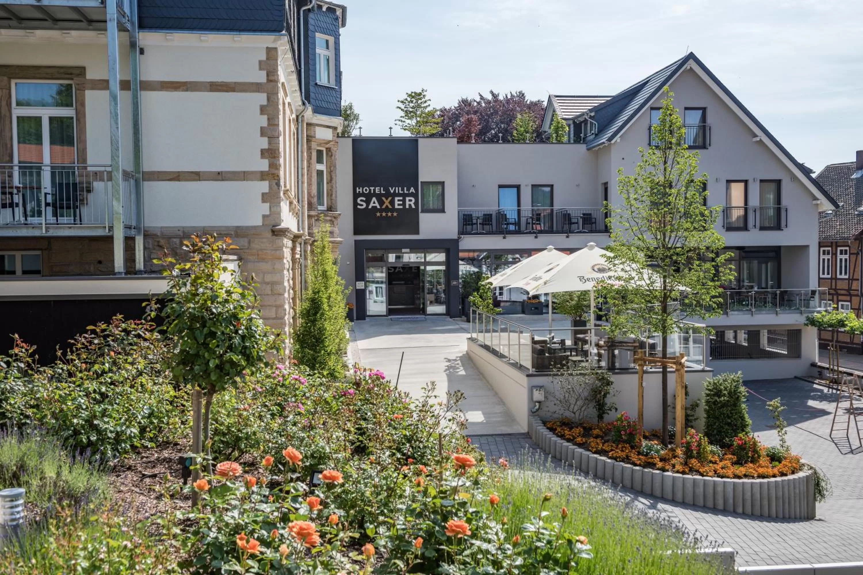 Facade/entrance in AKZENT Hotel Villa Saxer