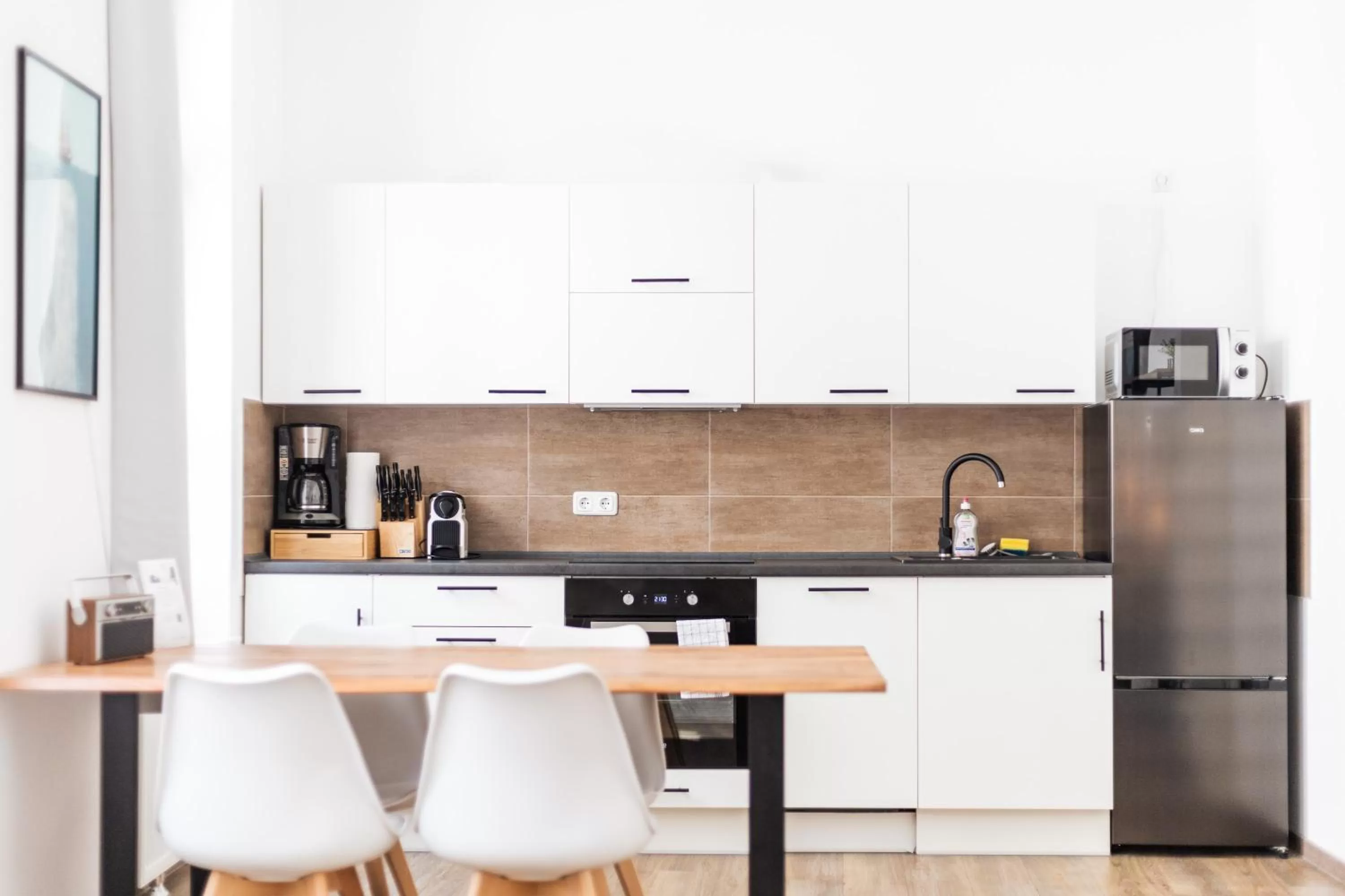 Coffee/tea facilities in Apartments am Neuen Theater - Altstadt - Zentral - Küche - Wifi - Powered by Ko-Living