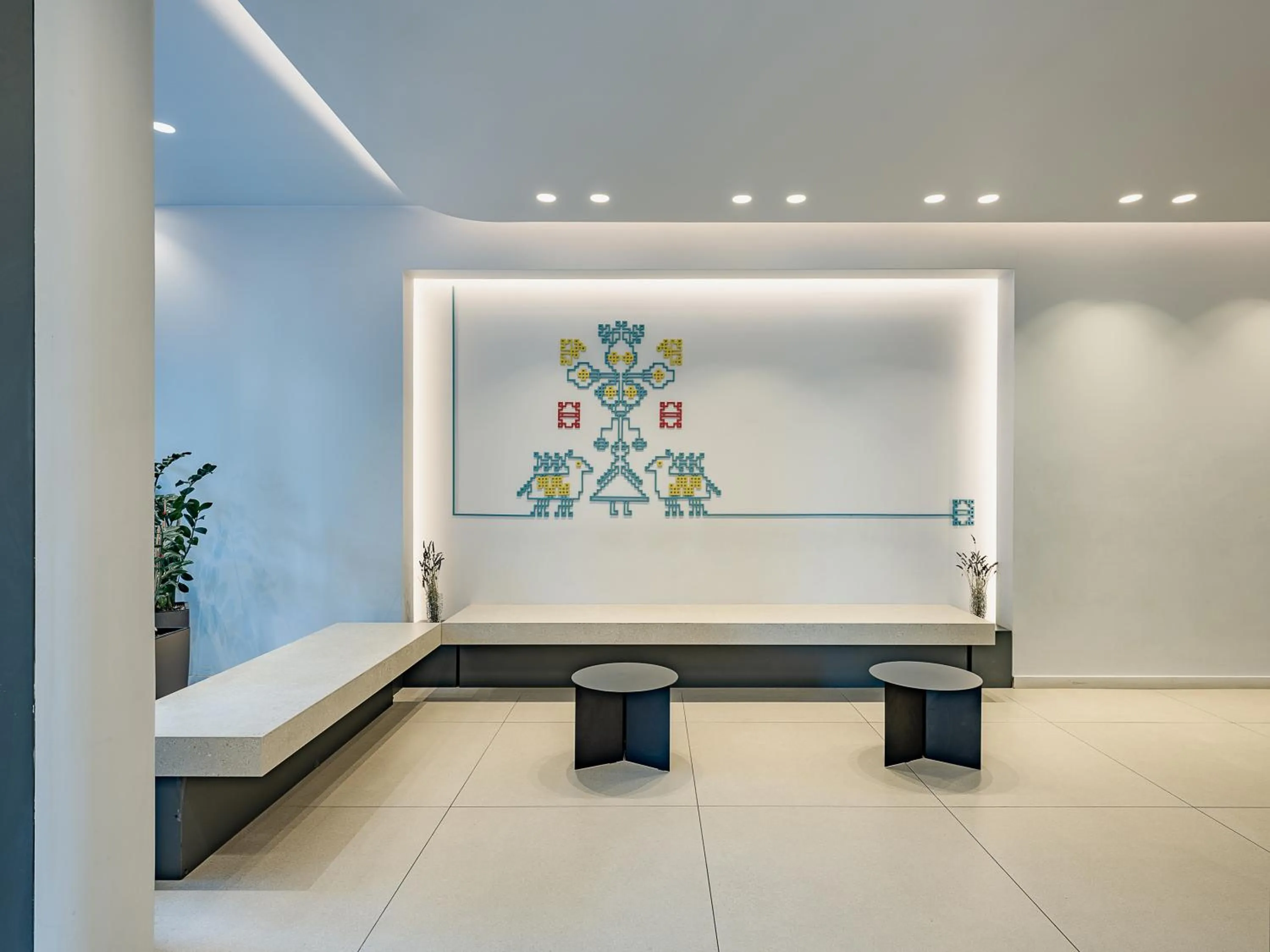 Lobby or reception in Arkadi Hotel