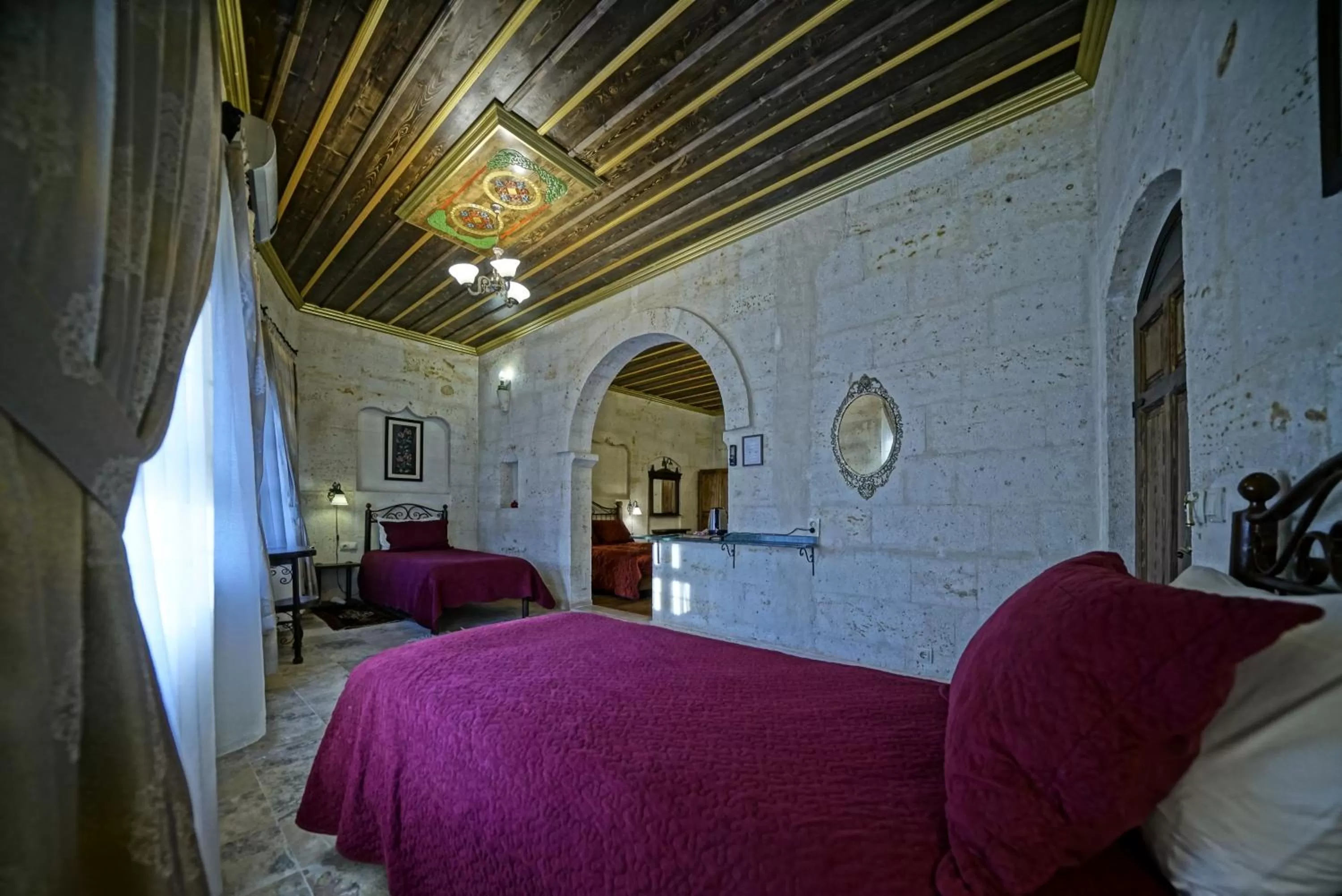 Bed in Vista Cave Hotel