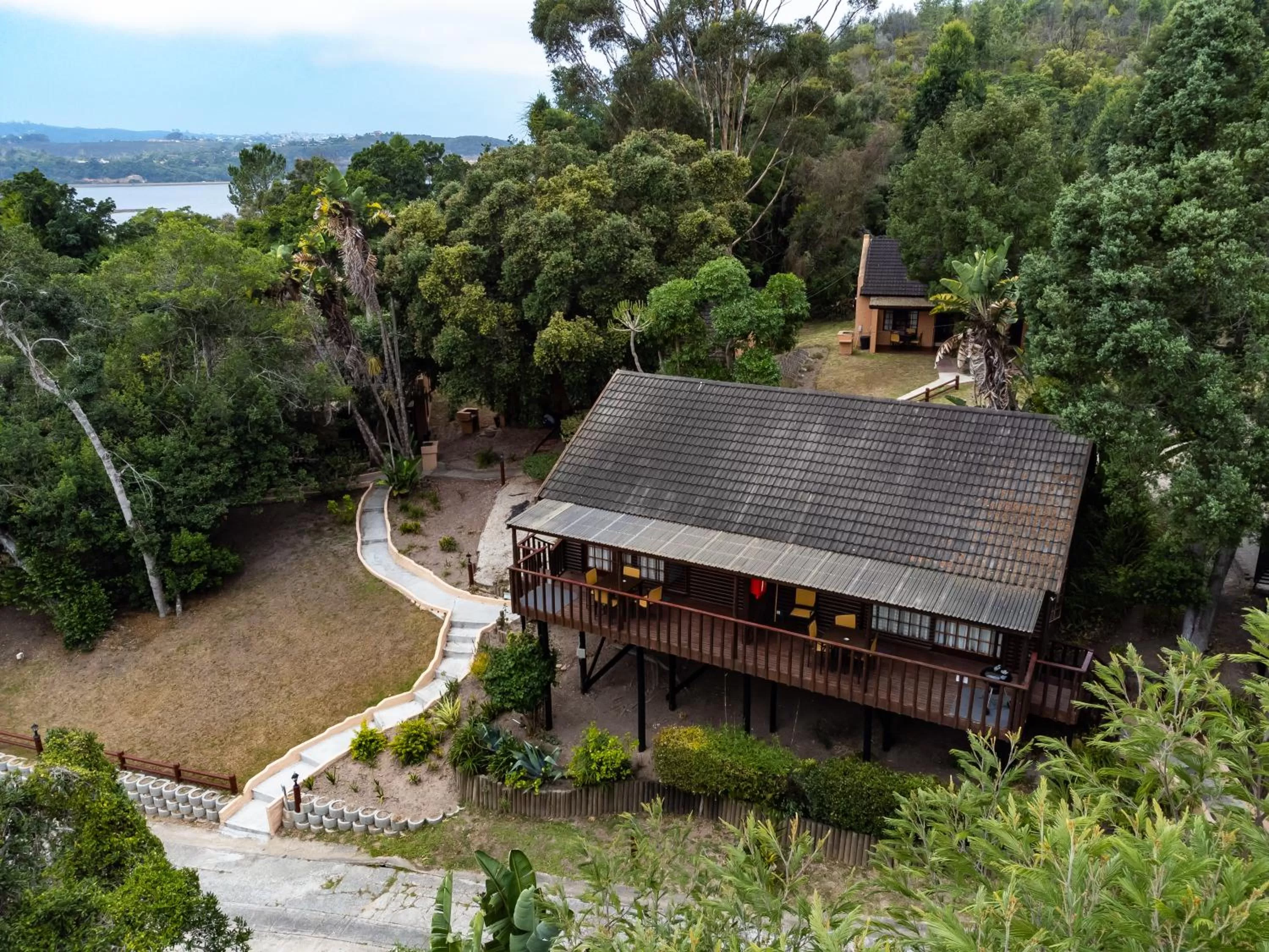 Bird's eye view in Gooderson Knysna Chalets