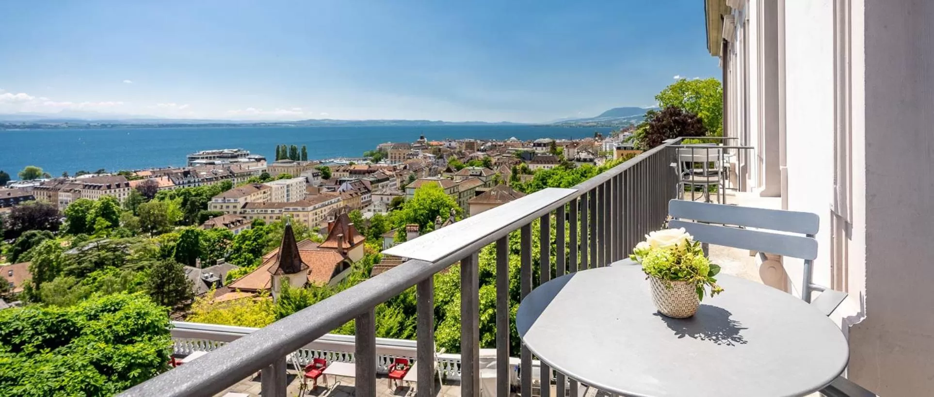 View (from property/room) in Hôtel Alpes & Lac