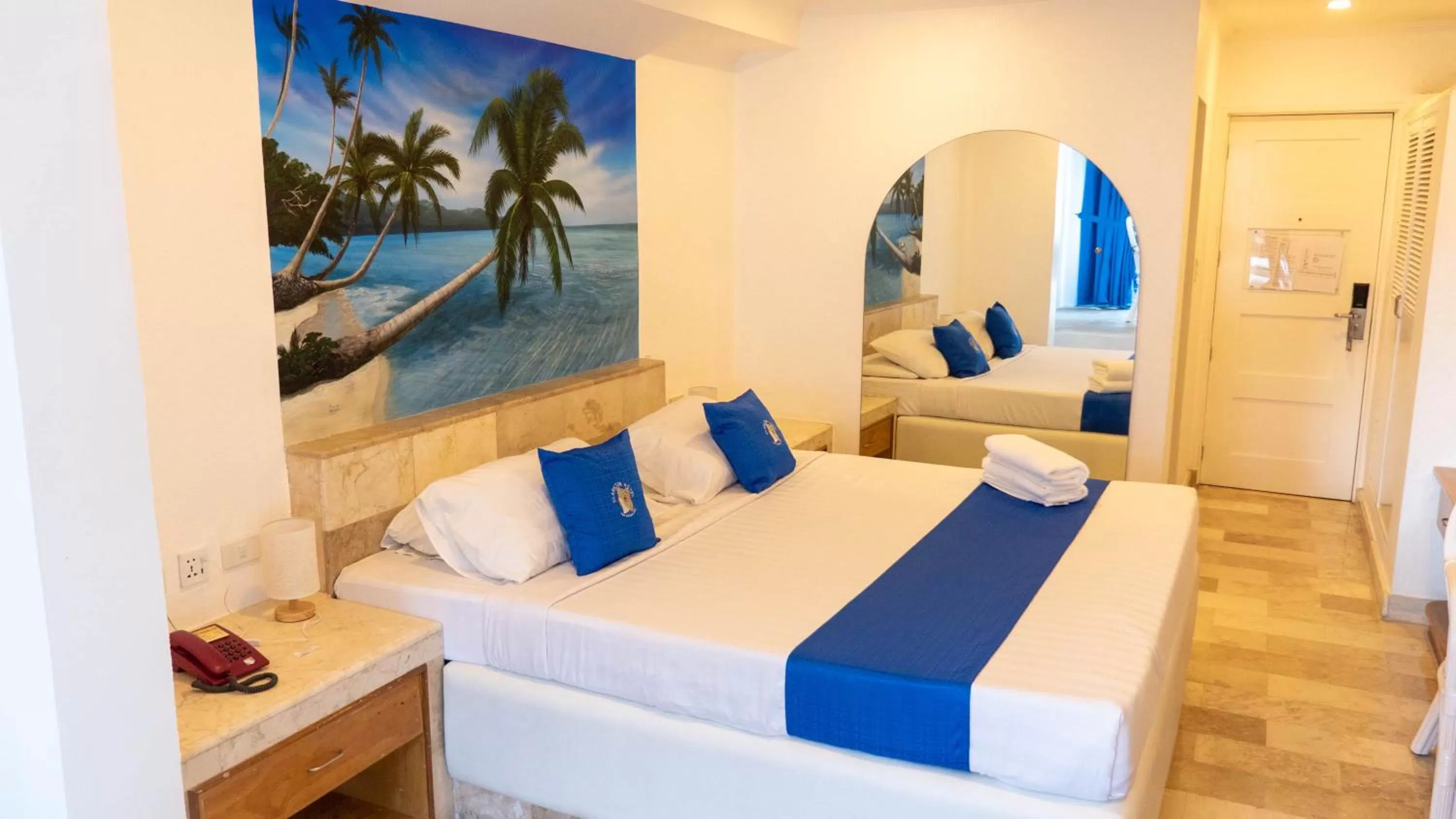 Bed in Clarkton Hotel Apartment