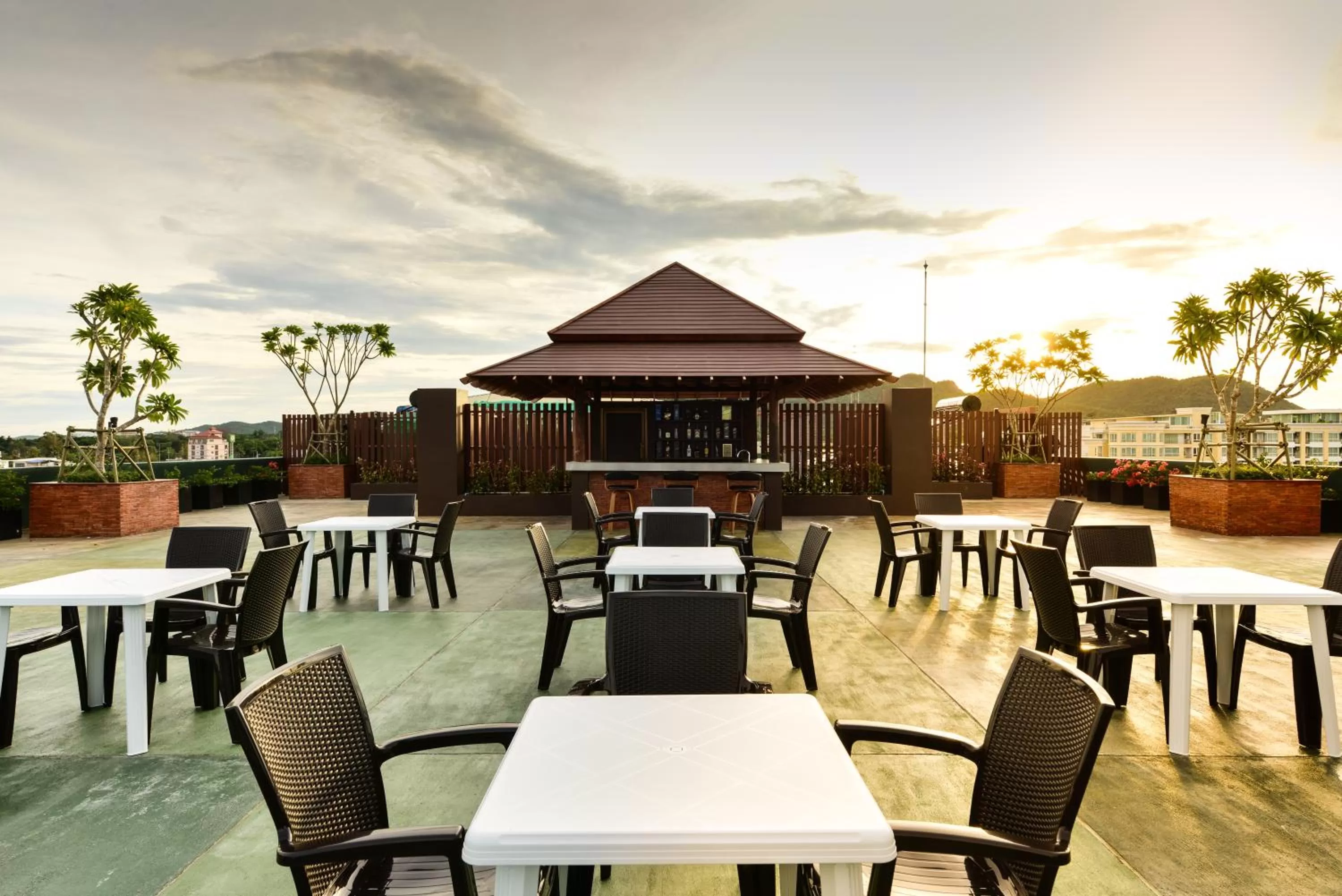 Mountain view in Hisea Huahin Hotel