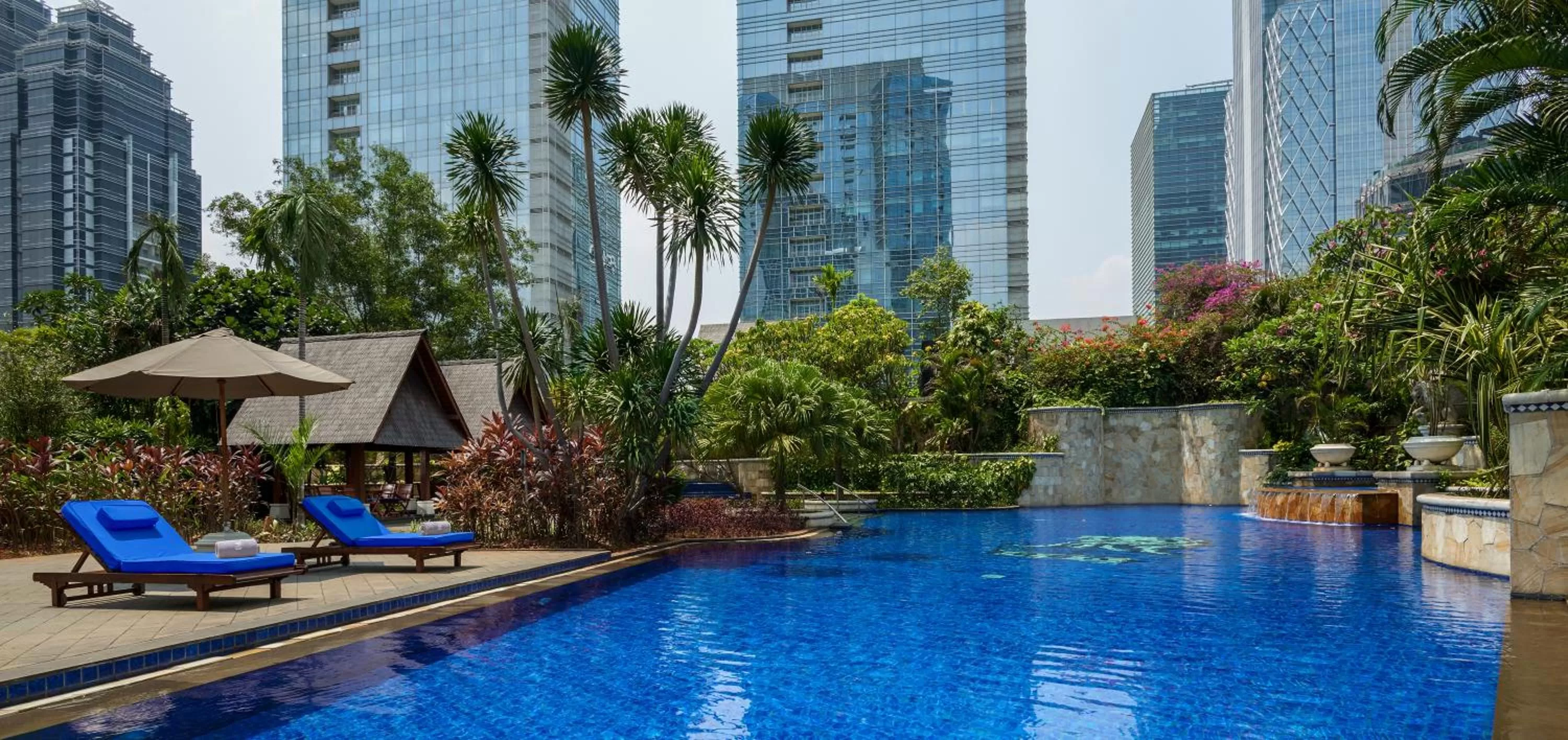 Swimming pool in The Residences of The Ritz-Carlton Jakarta Pacific Place