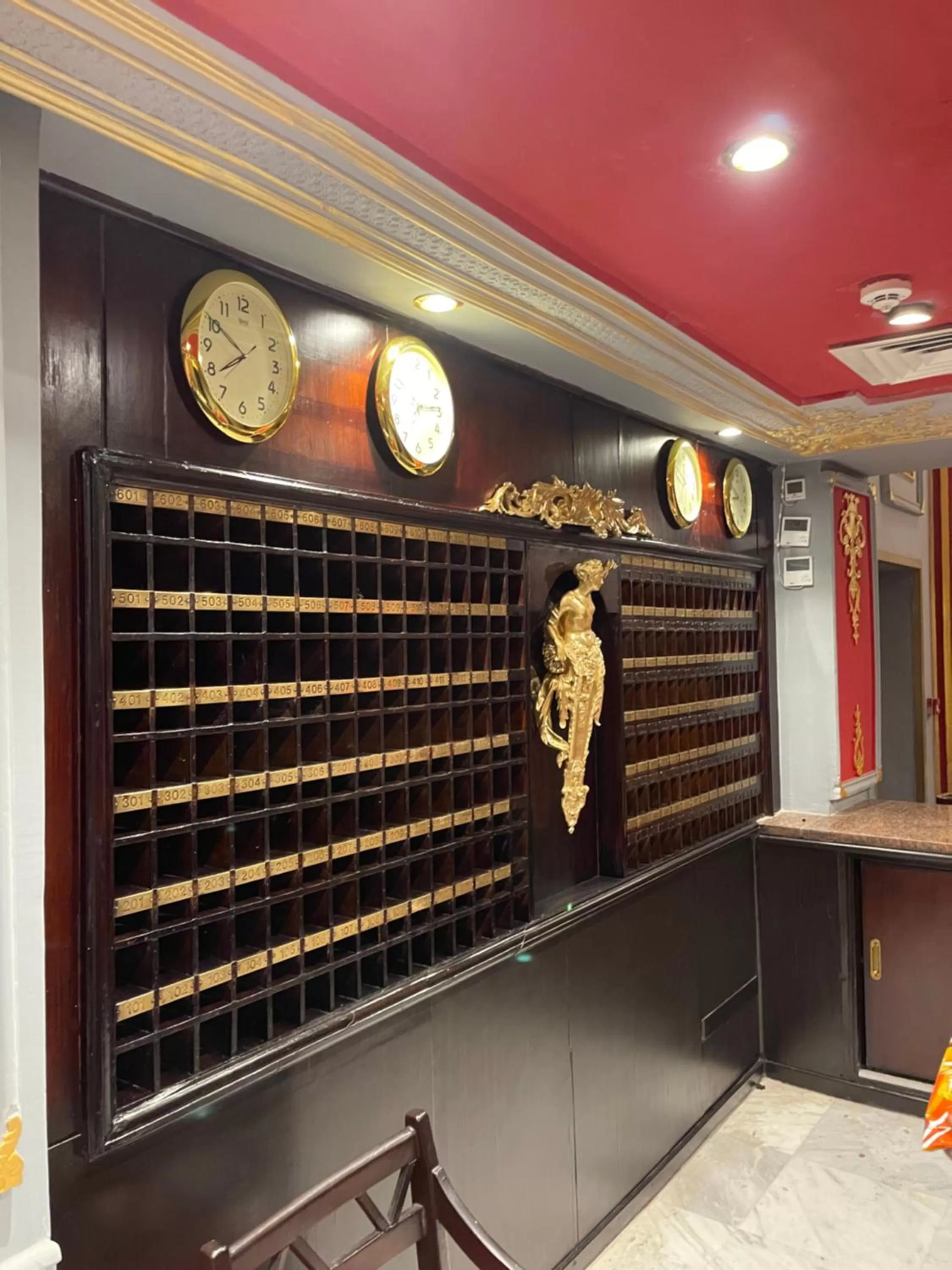 Seating area in Cosmopolitan hotel