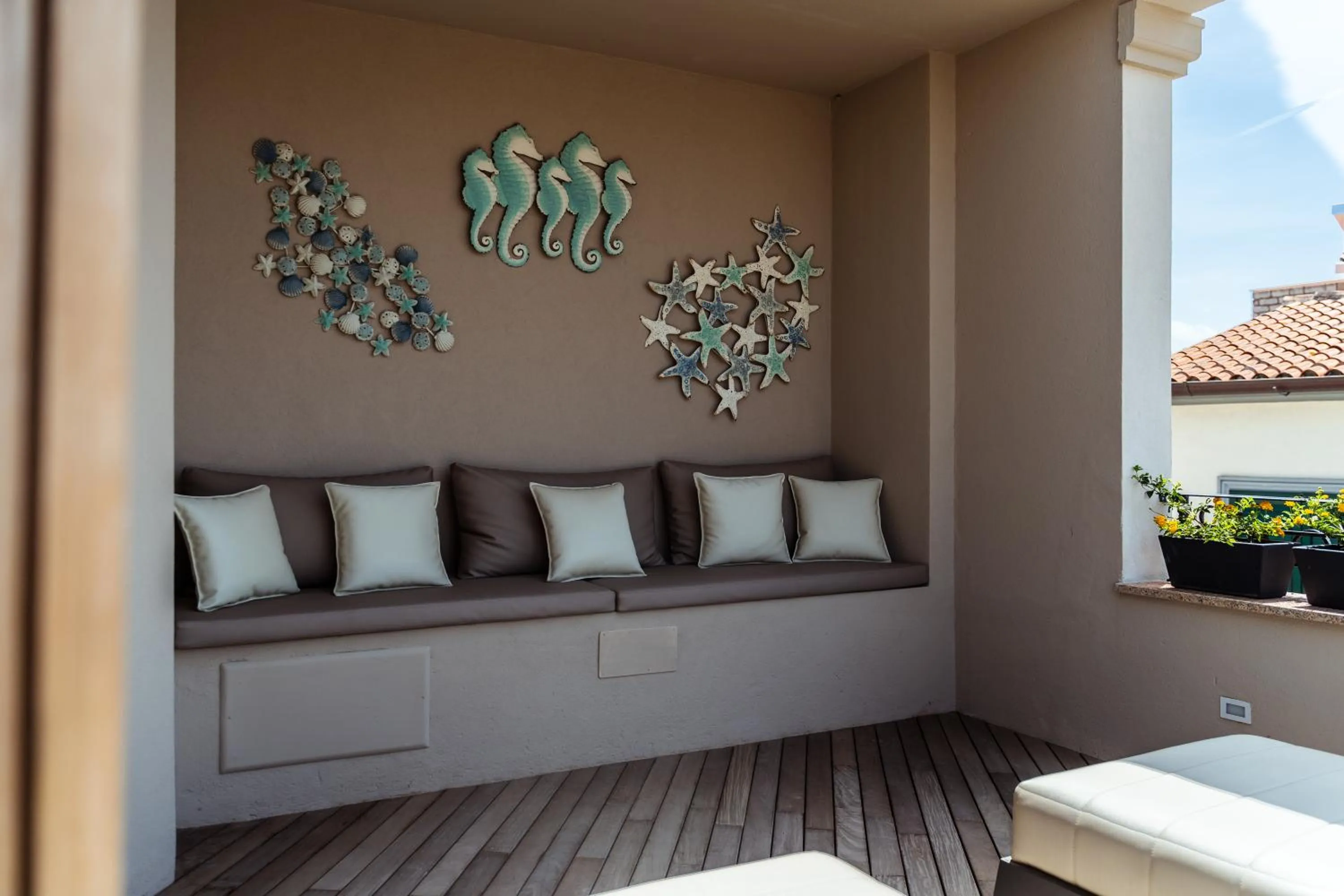 Balcony/Terrace in La Locanda Del Conte Mameli - Boutique Hotel & Suite SPA