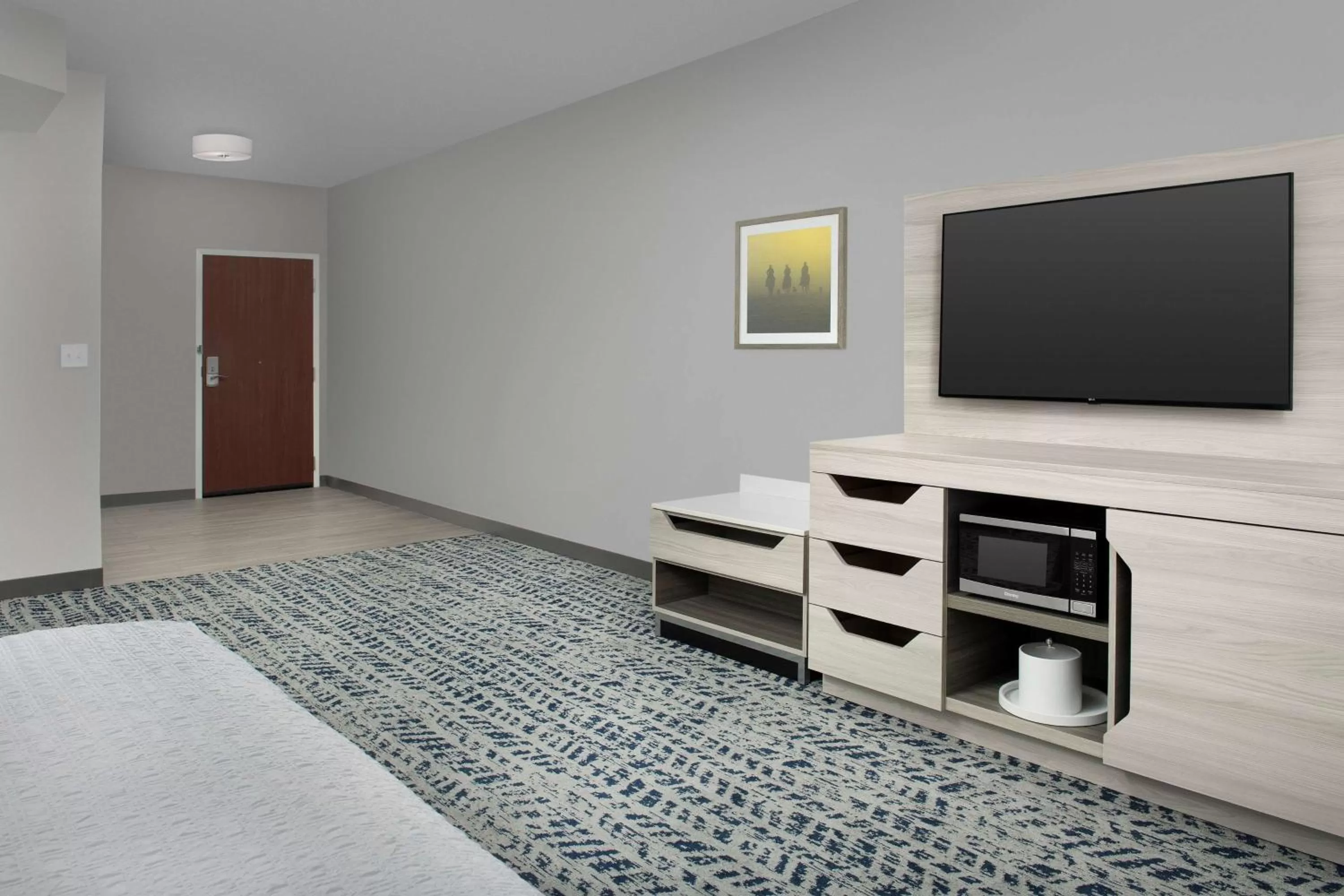 Bed in Hampton Inn Duncan