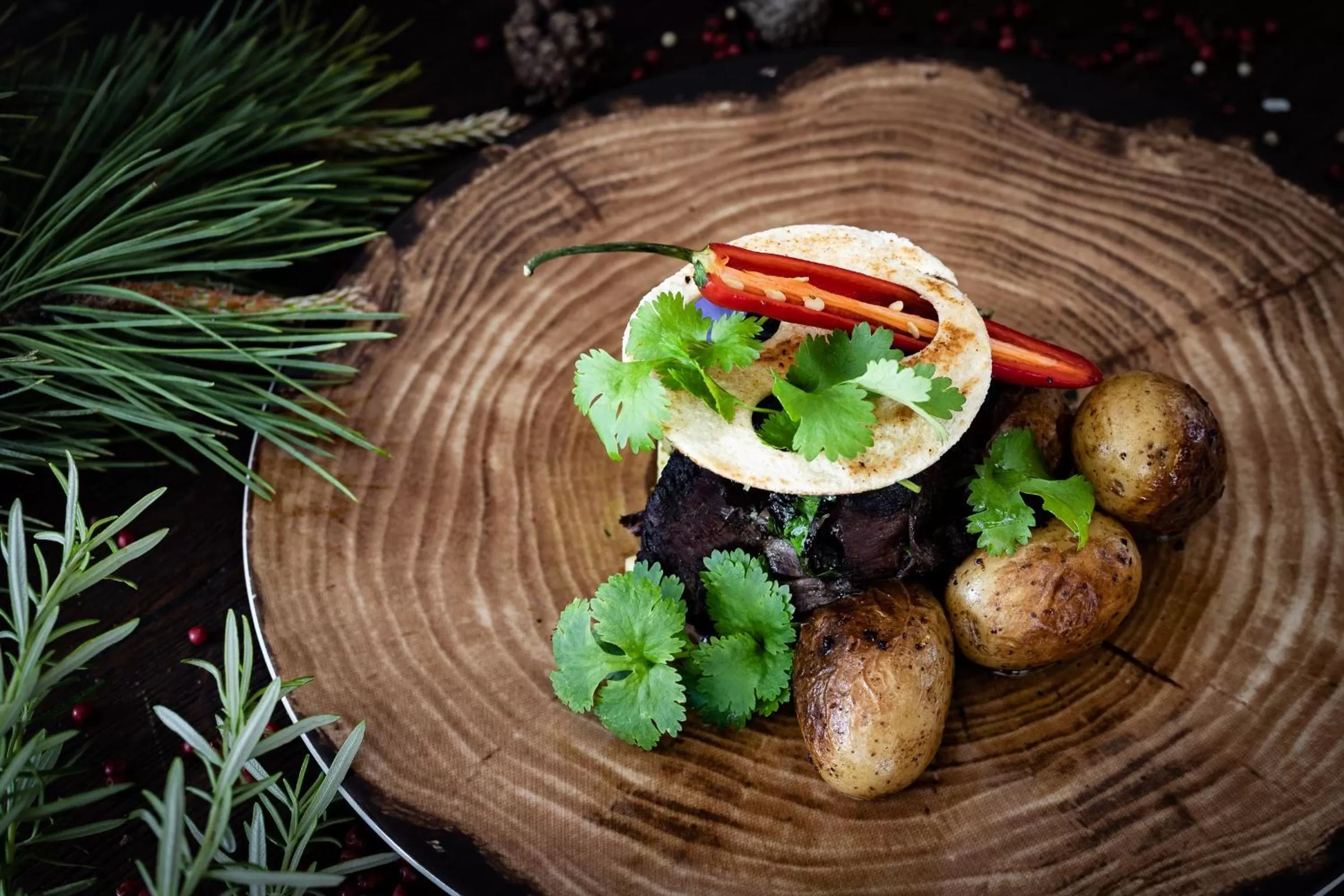 Food close-up in Hotel Leśny