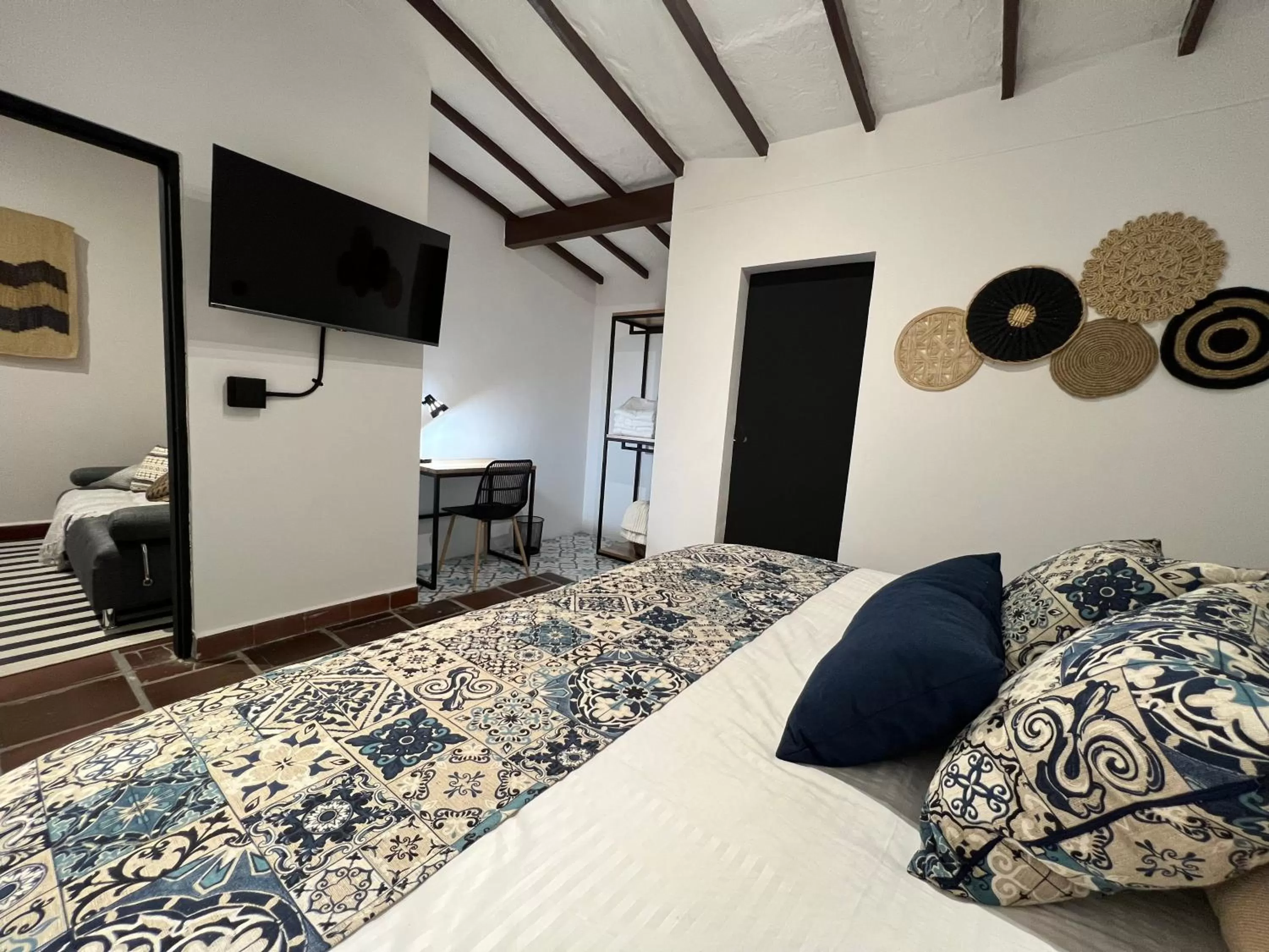 Bedroom, Bed in Casa Medallo