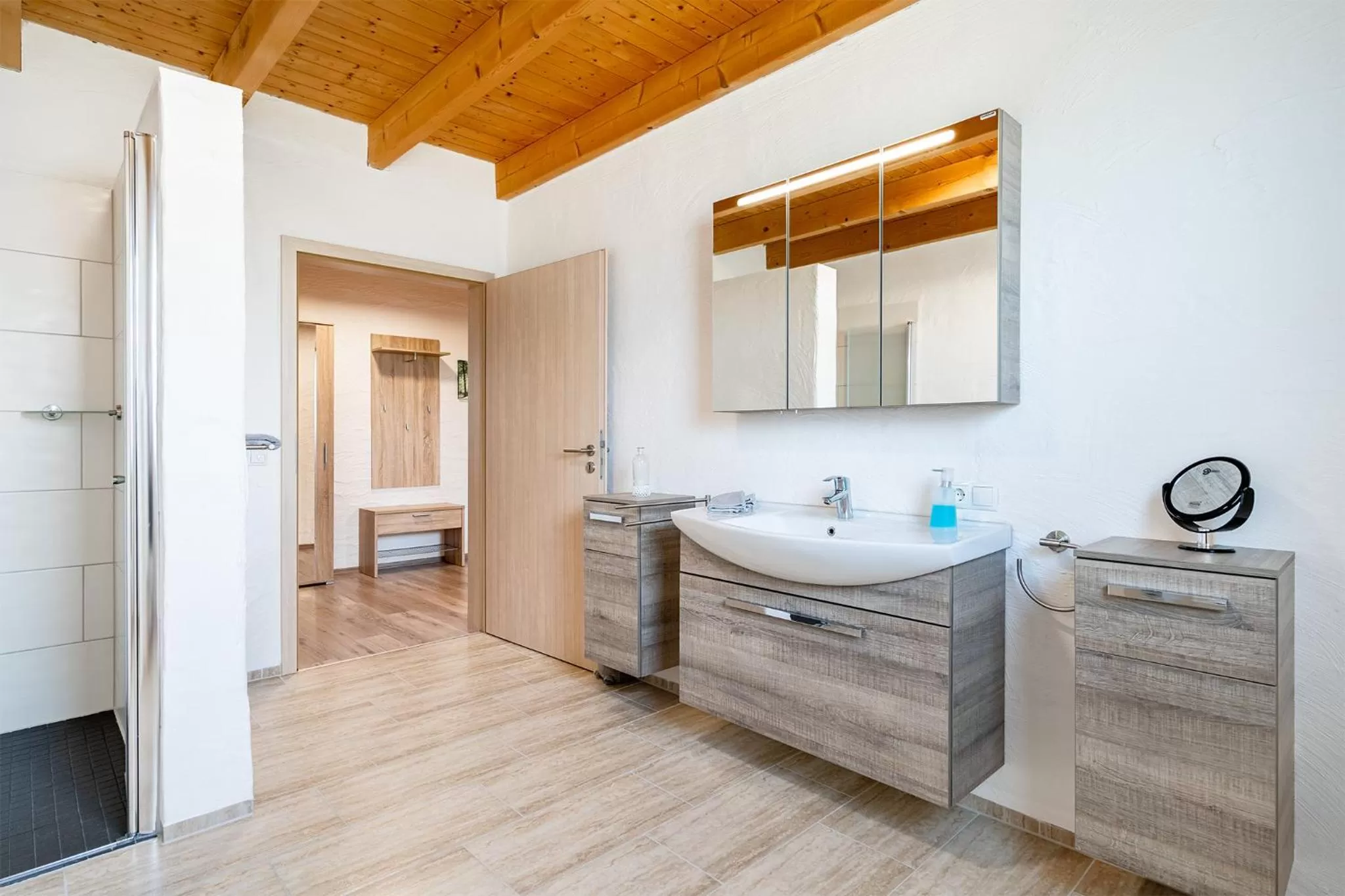 Bathroom in Villa Moorstern am Badesee Tannenhausen