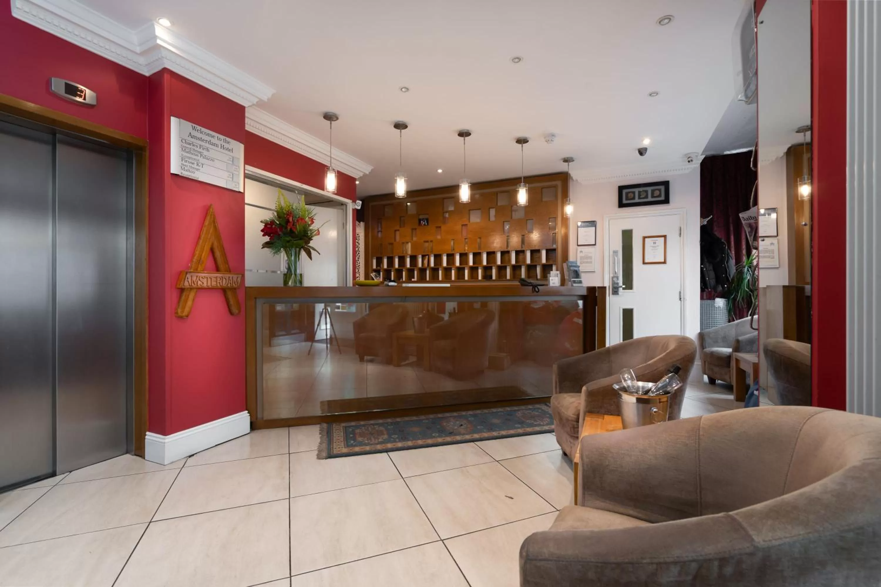 Lobby or reception in Amsterdam Hotel Brighton Seafront