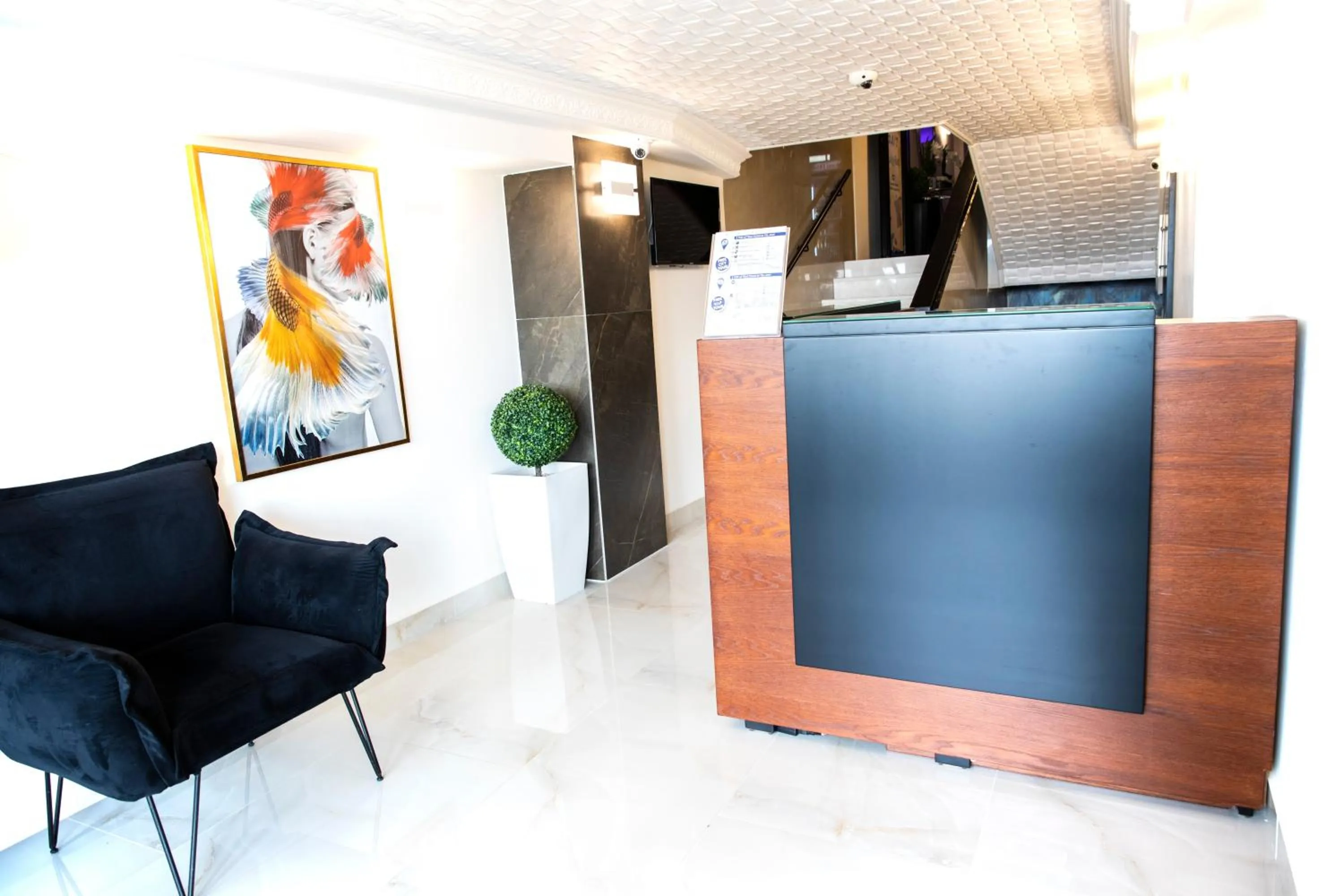 Lobby or reception in Miami Beach Hotel Tel Aviv