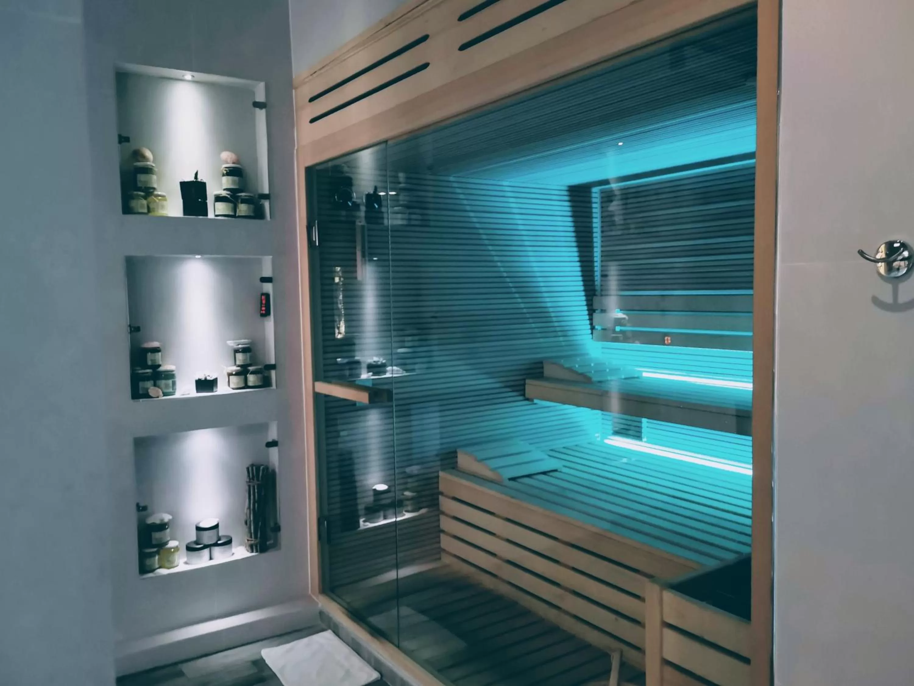 Sauna in Hotel Columbia Wellness & Spa