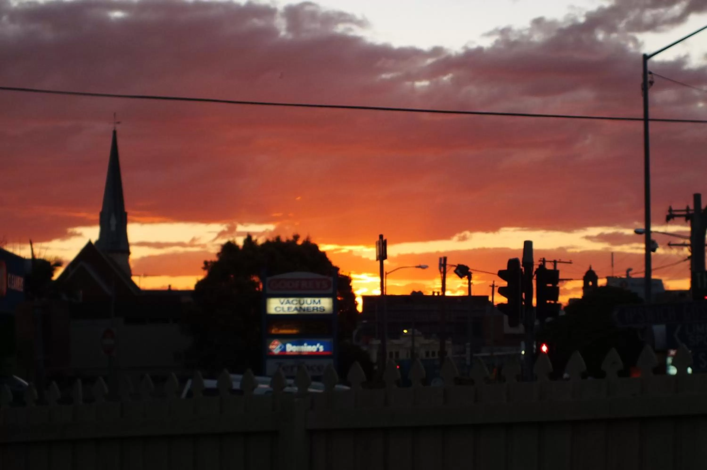 View (from property/room), Sunrise/Sunset in Central Motel Ipswich