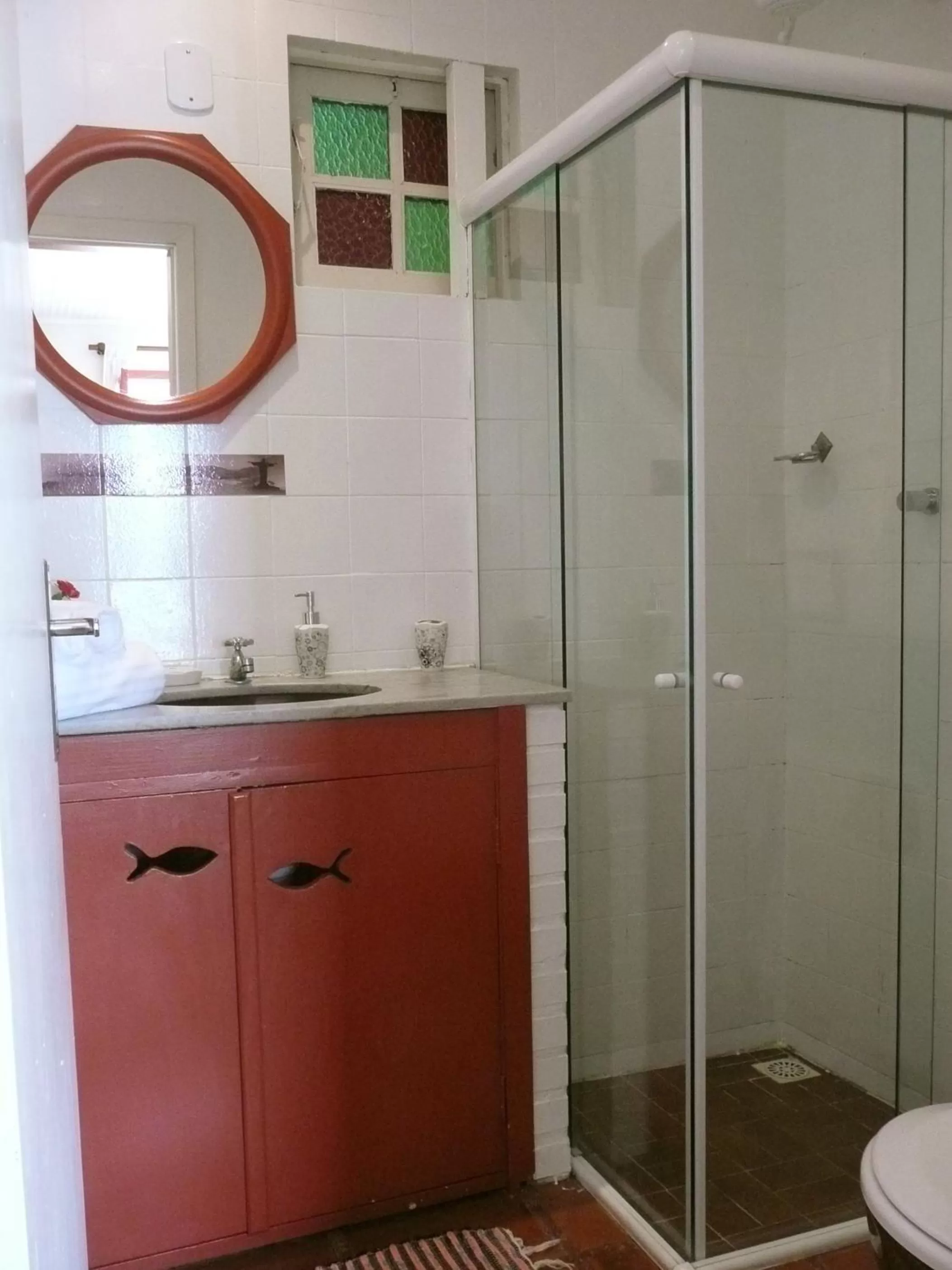 Bathroom in Pousada L'escale