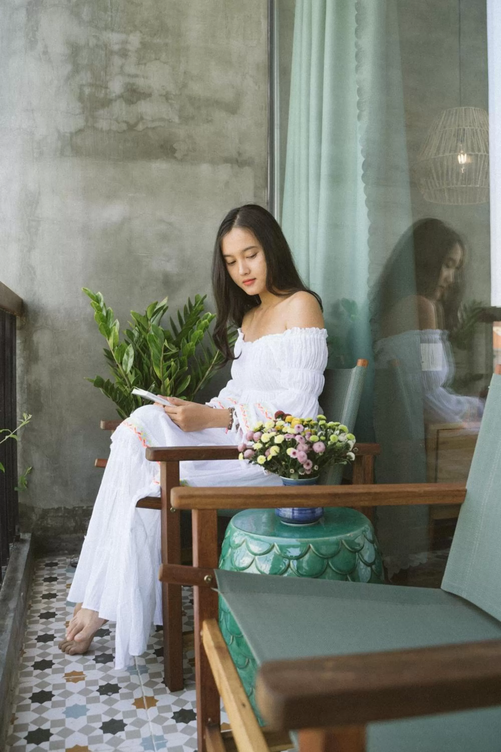 Balcony/Terrace in Paddy Boutique House Hoian