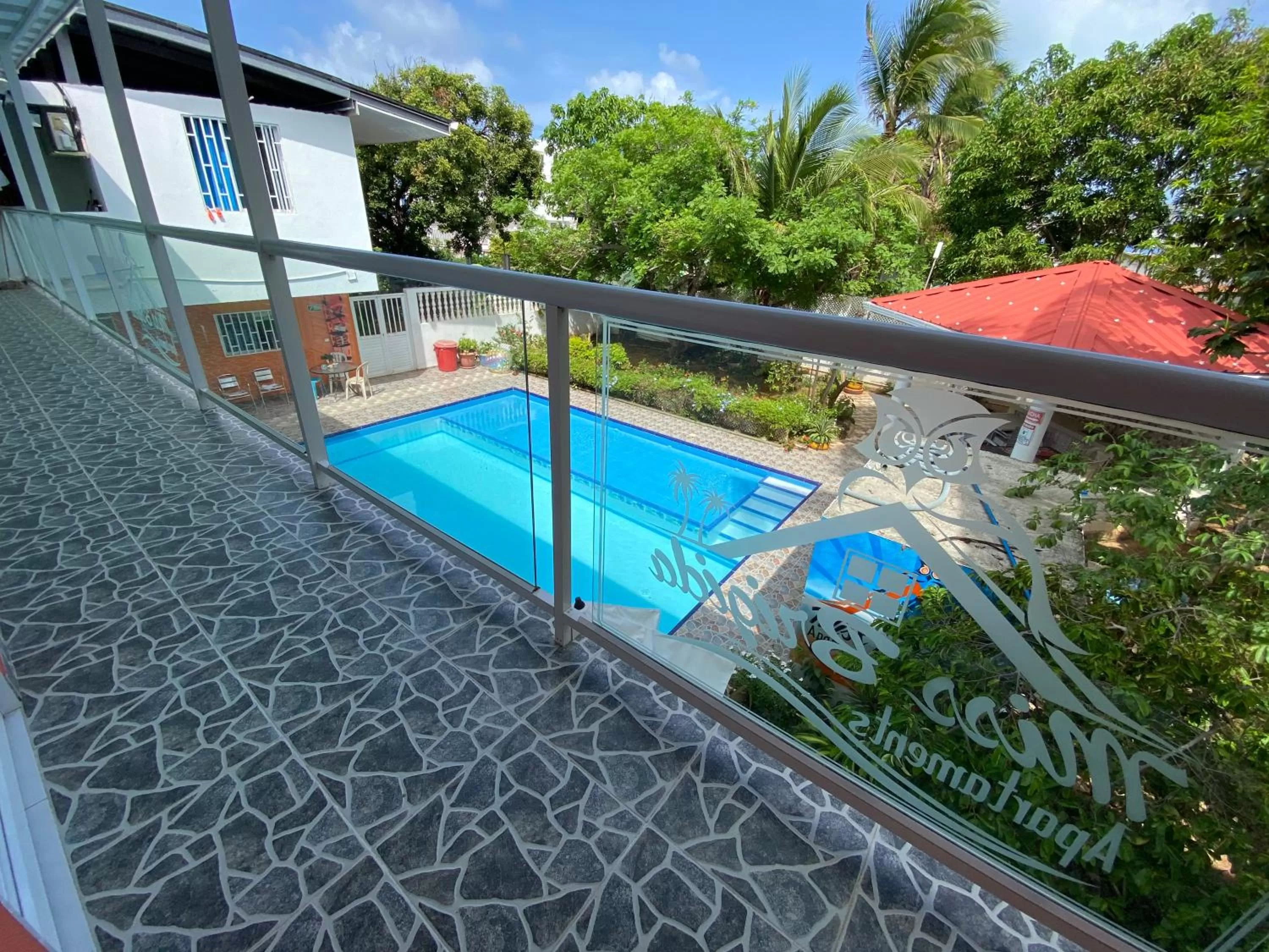 Pool view in Apartamento Miss Brigida