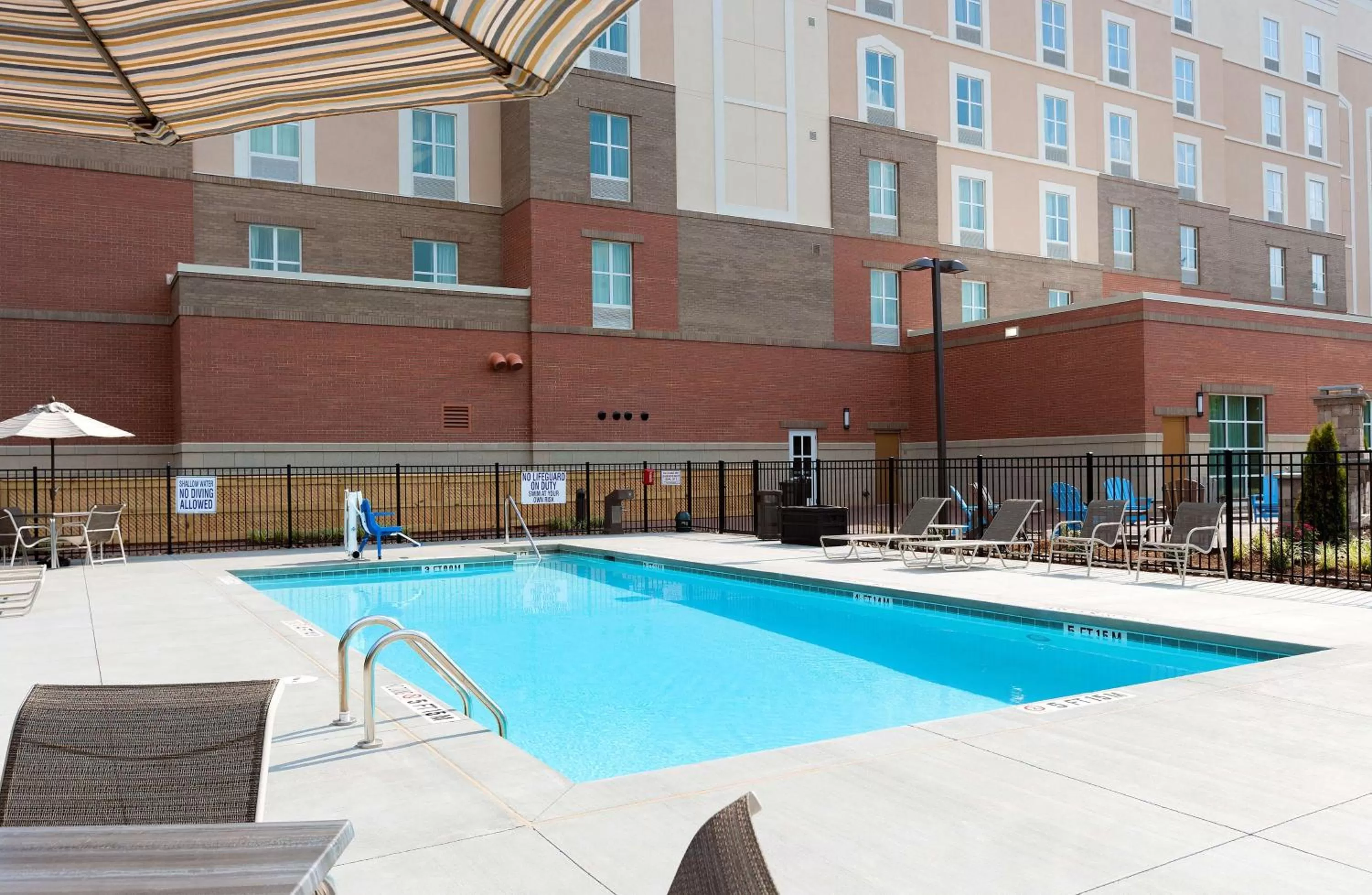 Pool view in Hampton Inn and Suites Fort Mill, SC