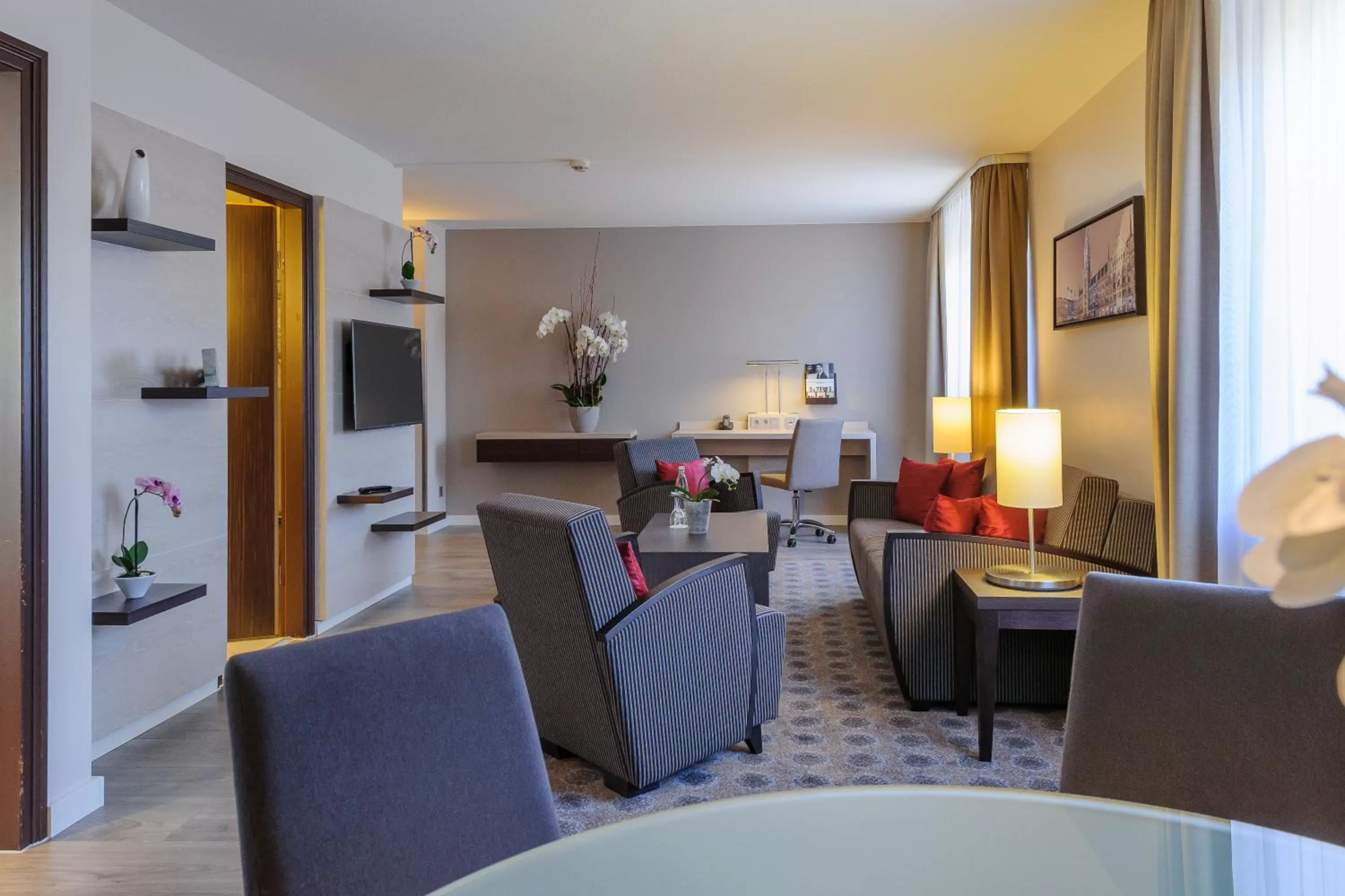 Living room in Mercure Hotel München Süd Messe
