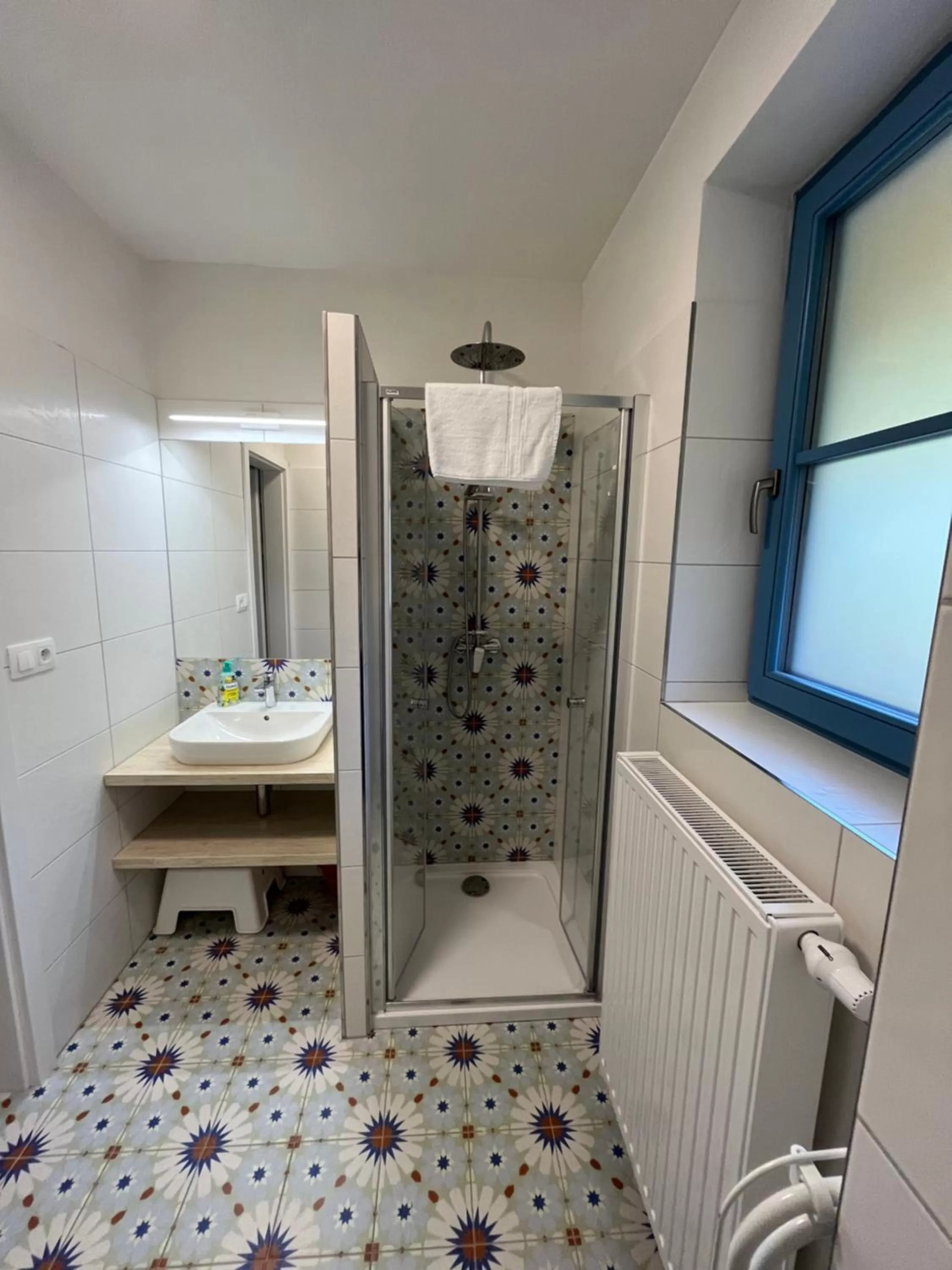 Shower in Hotel Edvard