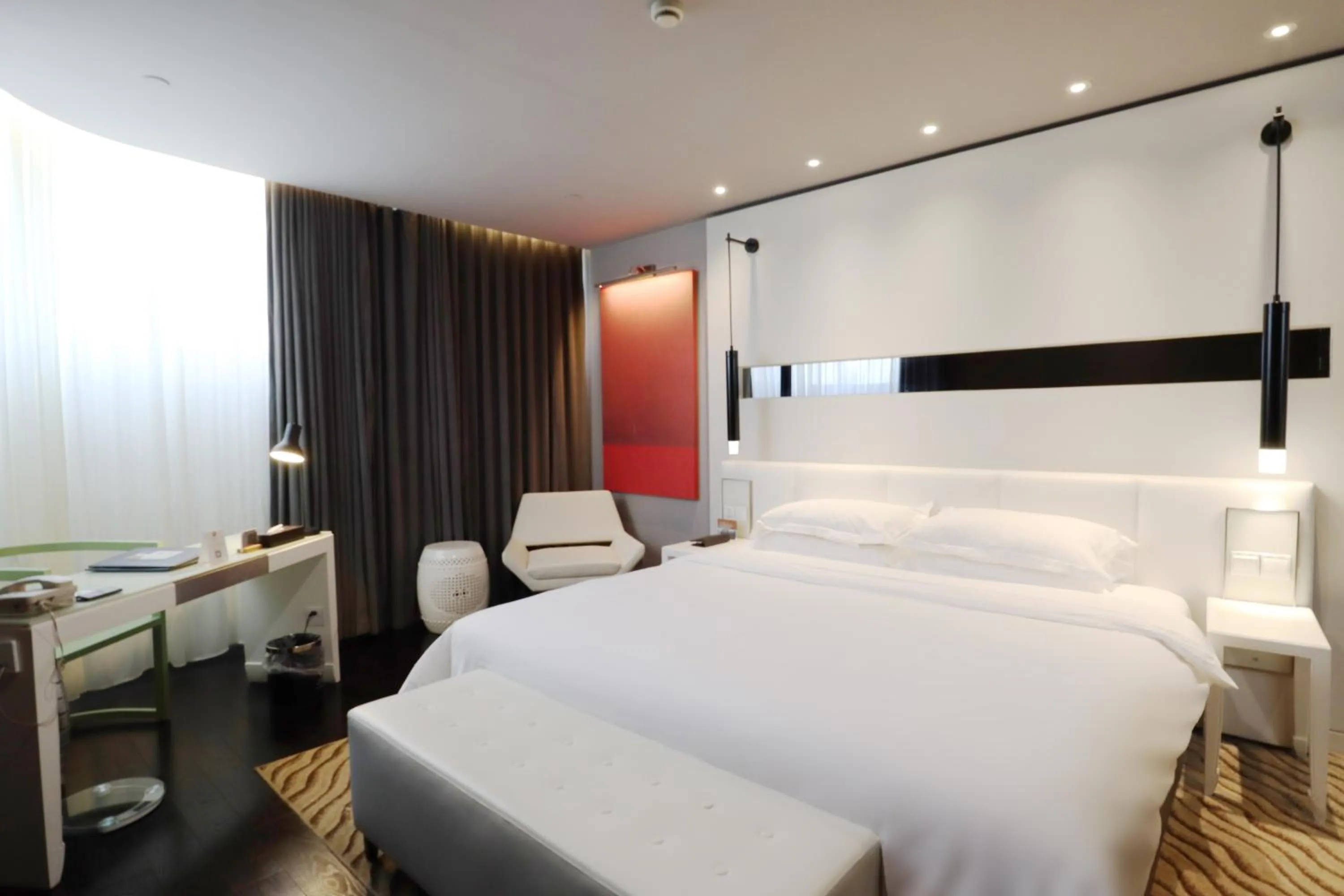 Bedroom, Bed in Metropolo Dahua Hotel Shanghai