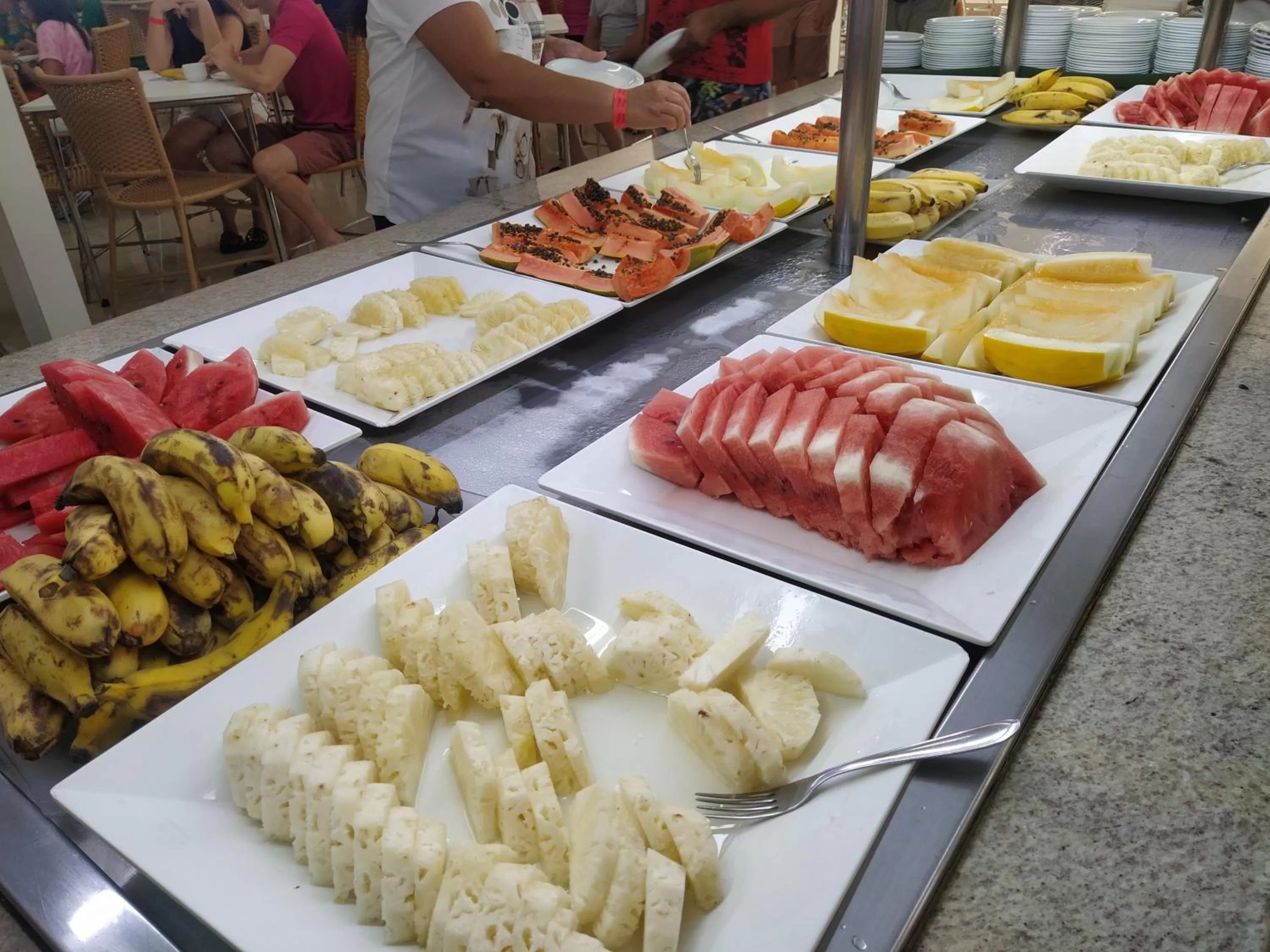 Buffet breakfast in Spazzio Diroma Acqua e Splash Caldas novas, GRATIS PARK