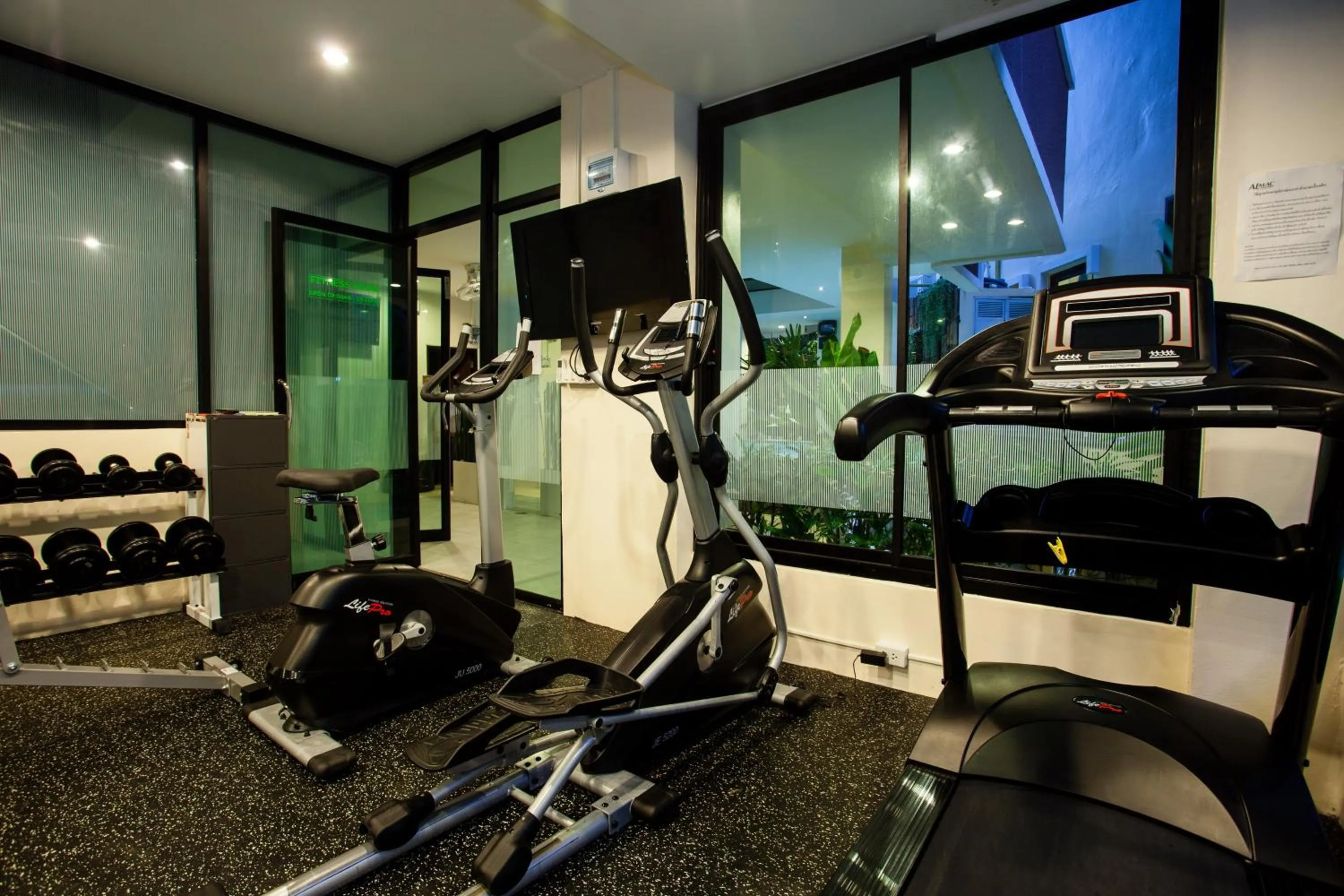 Fitness centre/facilities in The Wave Hotel Patong SHA