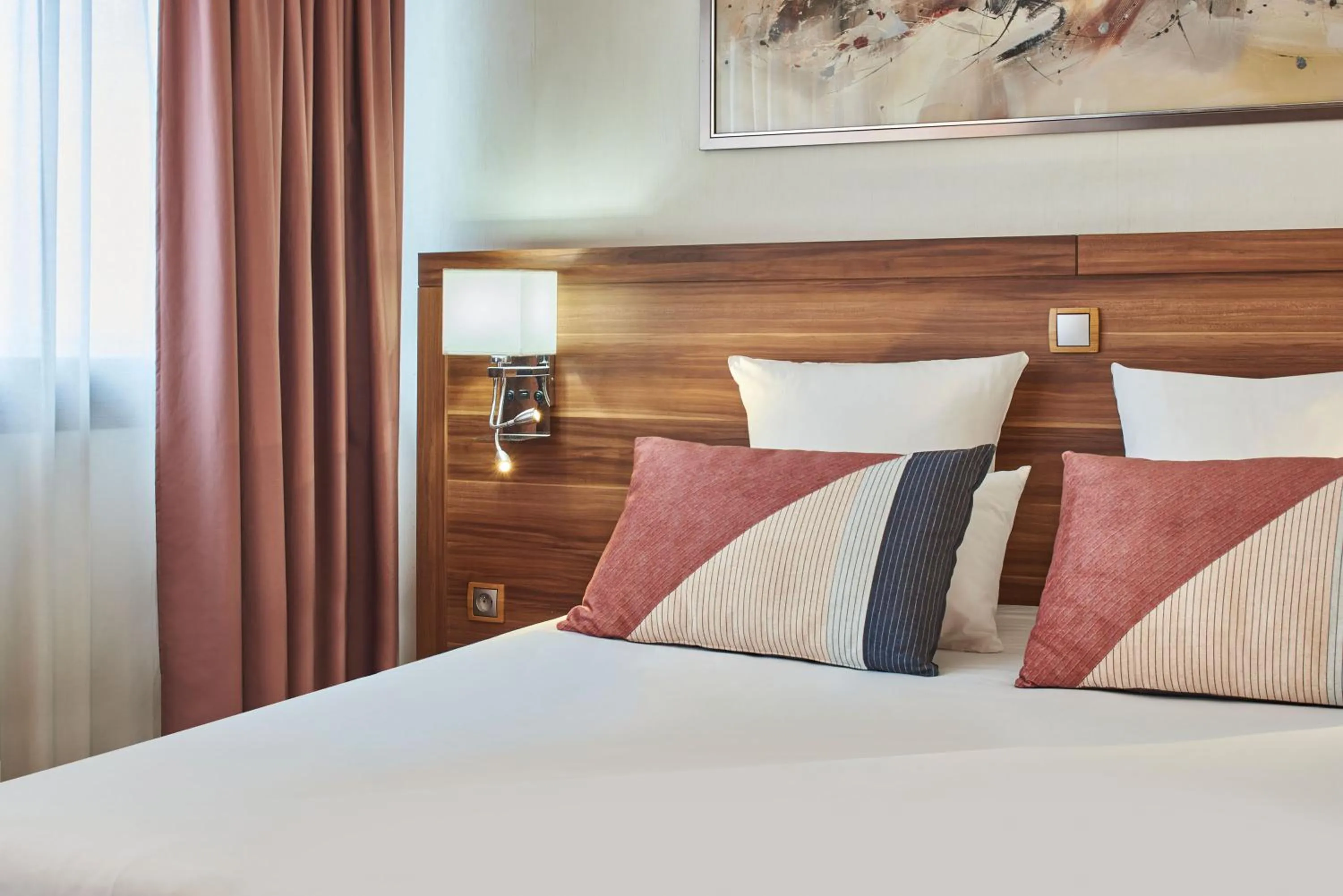 Bedroom, Bed in Hotel Gatsby by HappyCulture