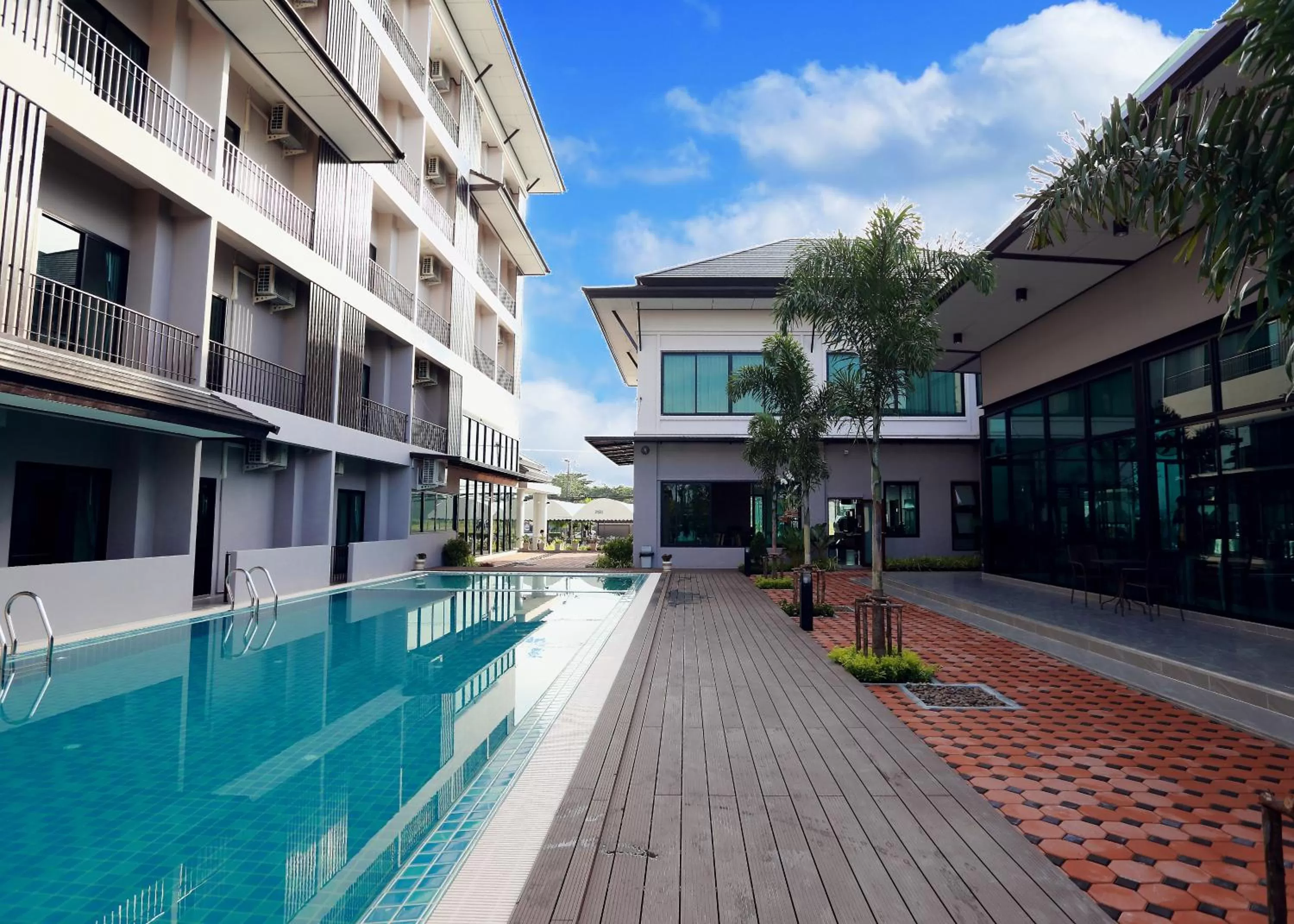 Swimming pool, Property Building in J.P.GRAND HOTEL
