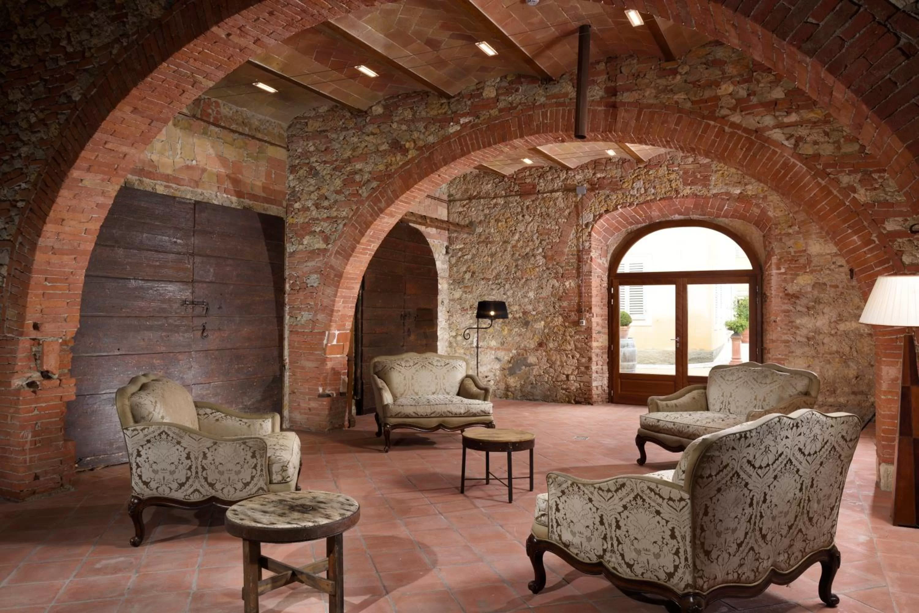 Seating area in Villa Sabolini