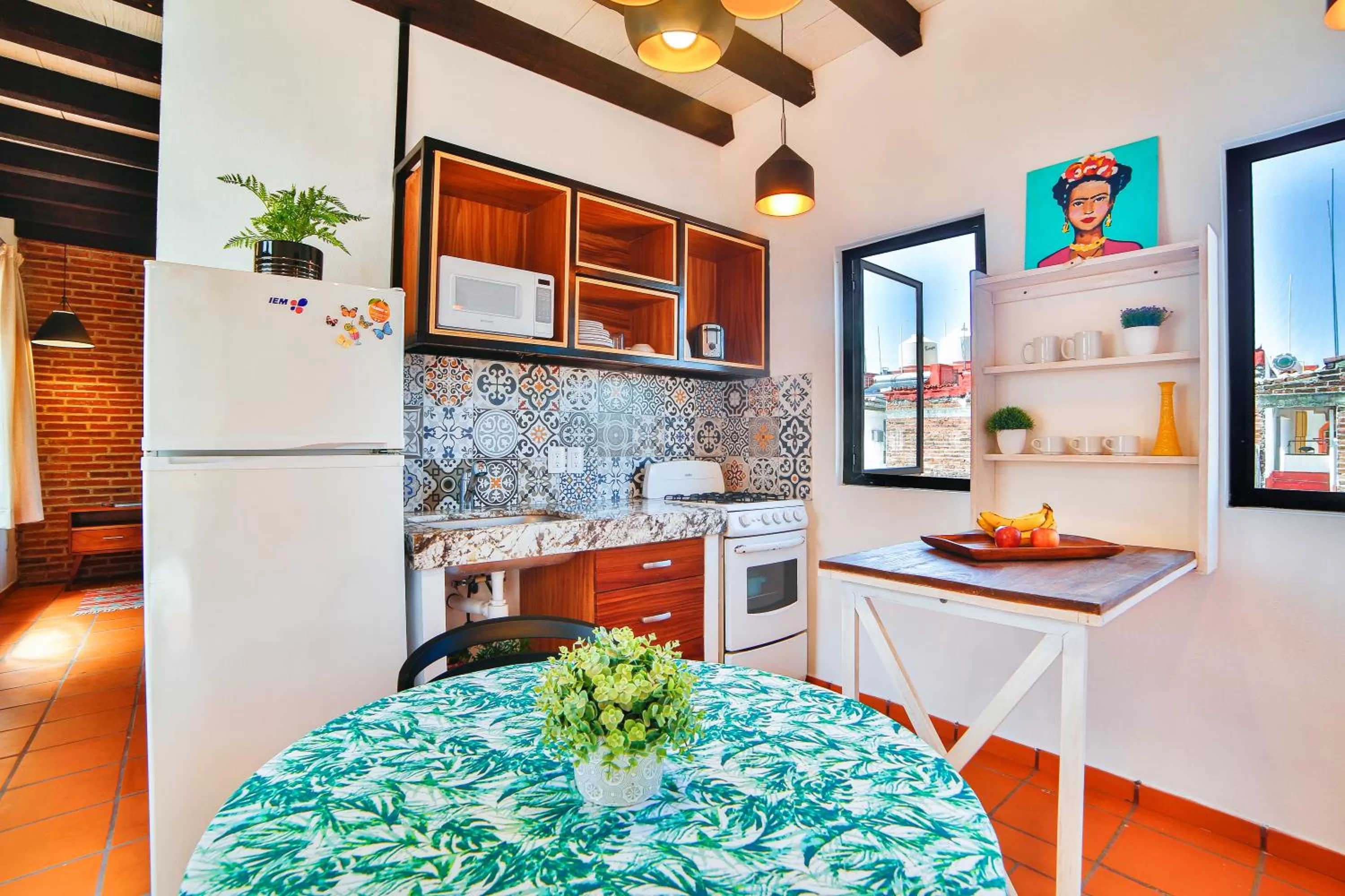 Kitchen or kitchenette in Hotel Villa del Mar Tradicional